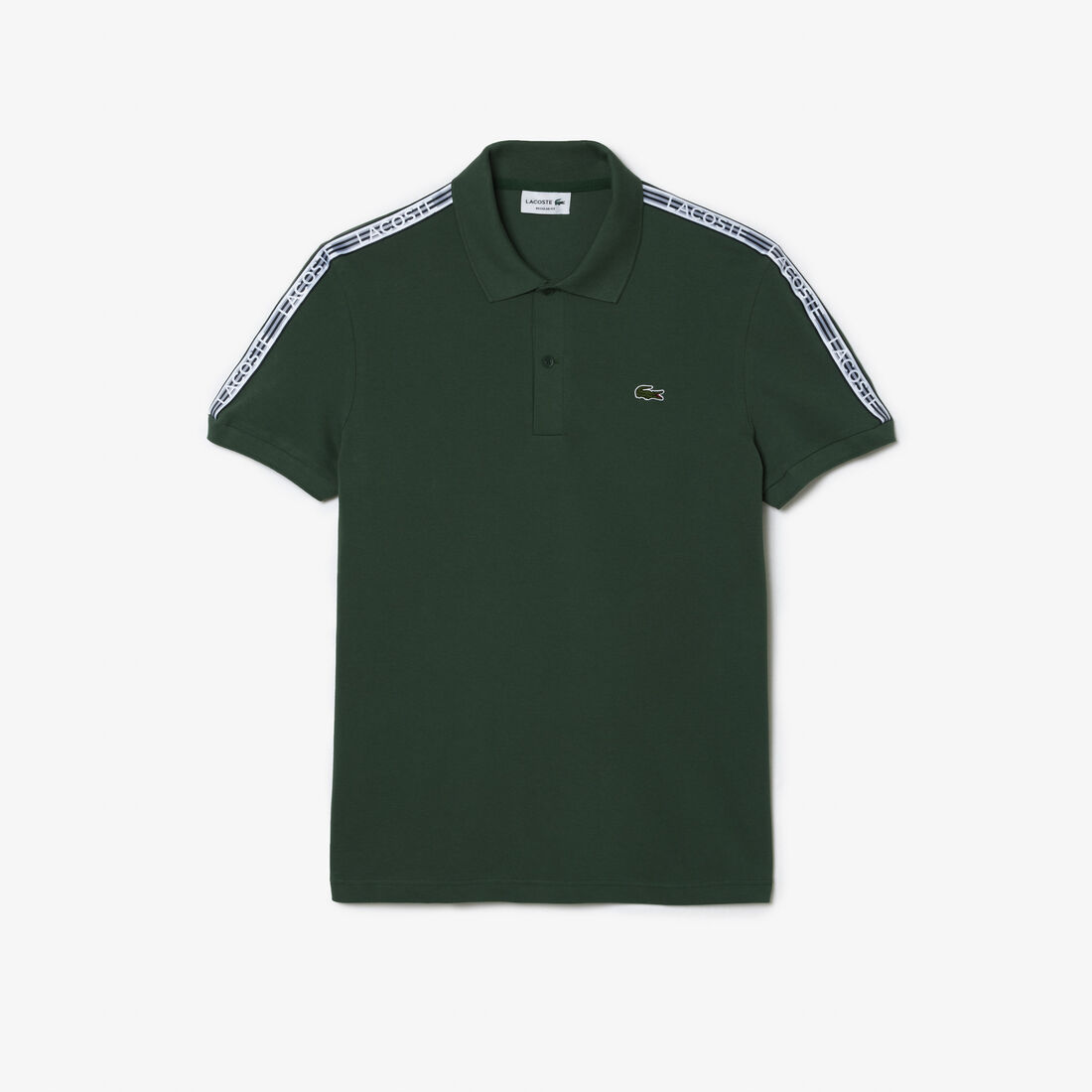 Regular Fit Logo Stripe Stretch Cotton Polo Shirt - PH5075-00-SMI