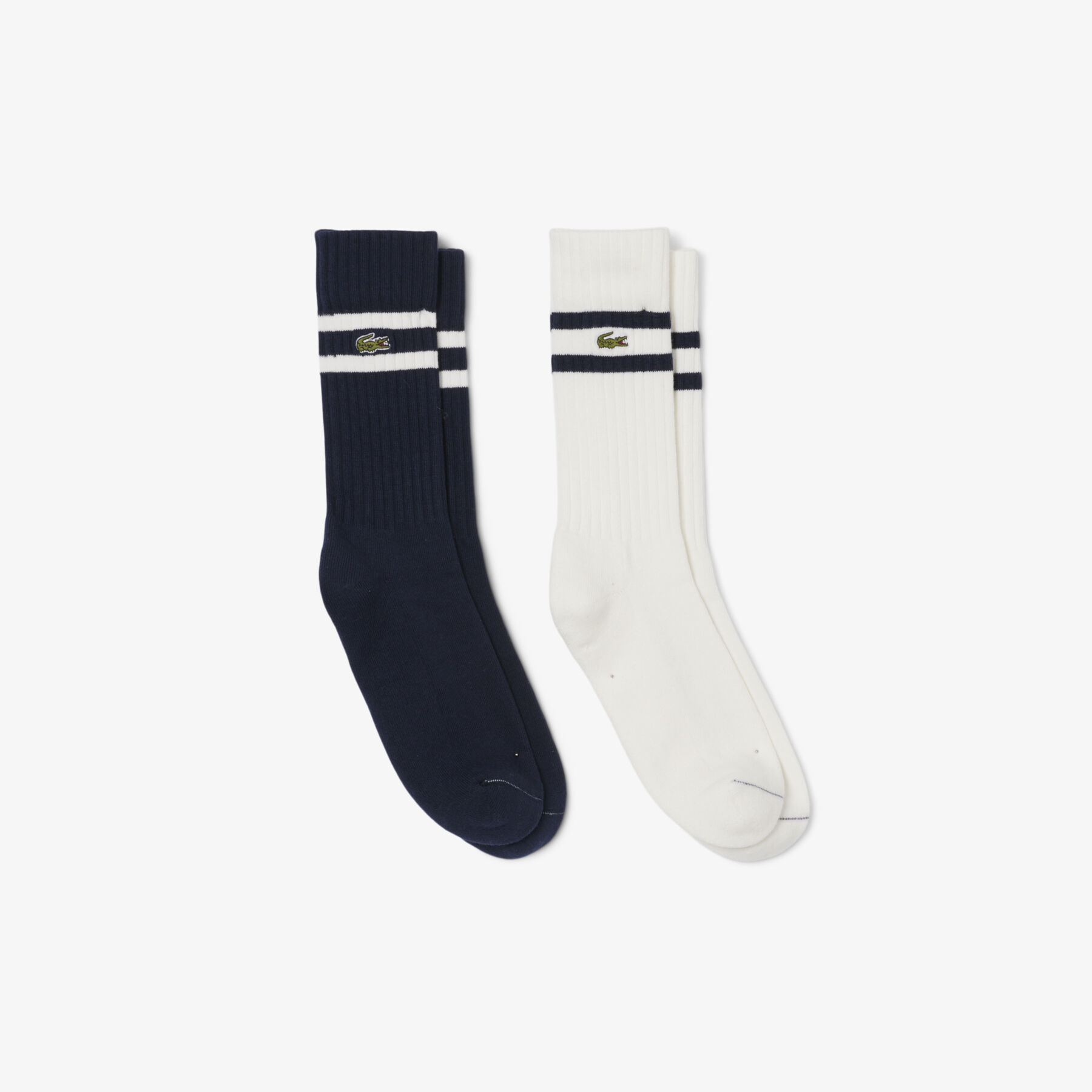 lacoste ribbed cotton socks