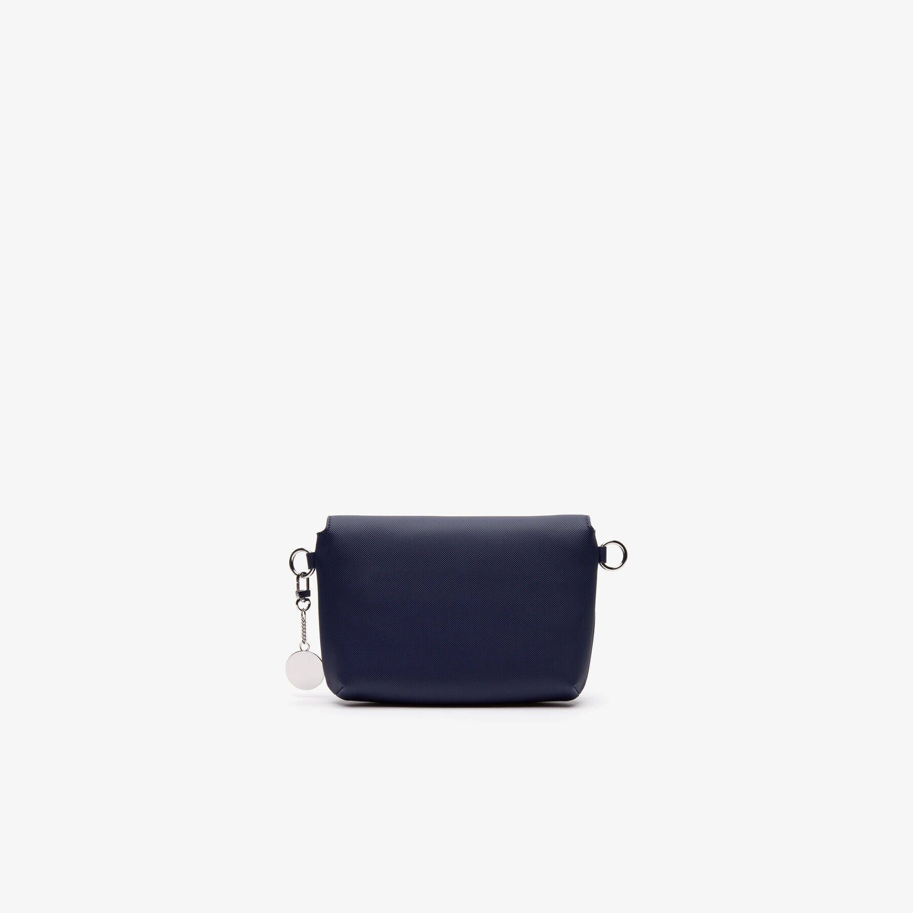 Women's Daily Classic Coated Piqué Canvas Flap Shoulder Bag lacoste women s daily classic coated piqu canvas flap shoulder bag