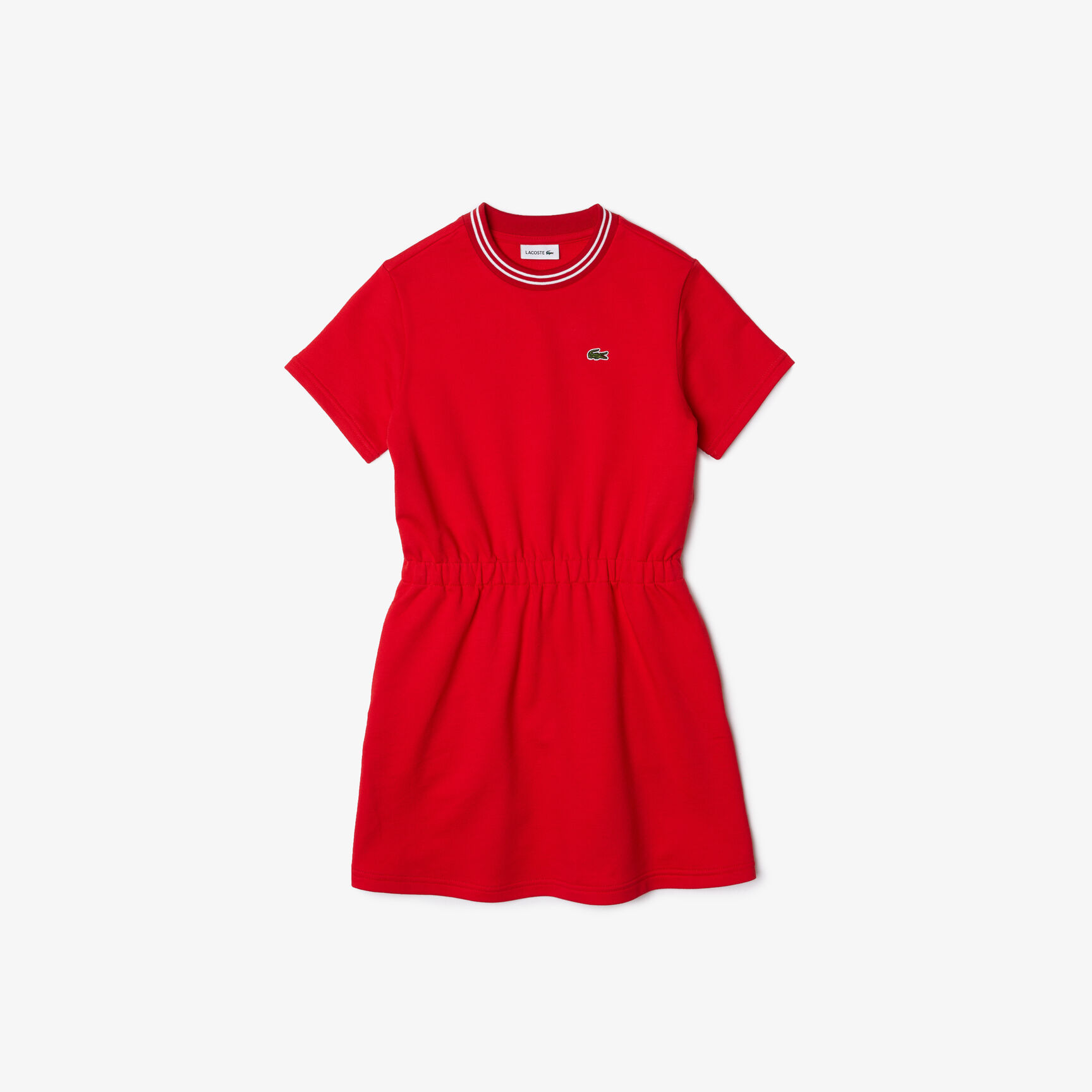 فستان بنمط تيشيرت صوف قطني مطبوع للبنات