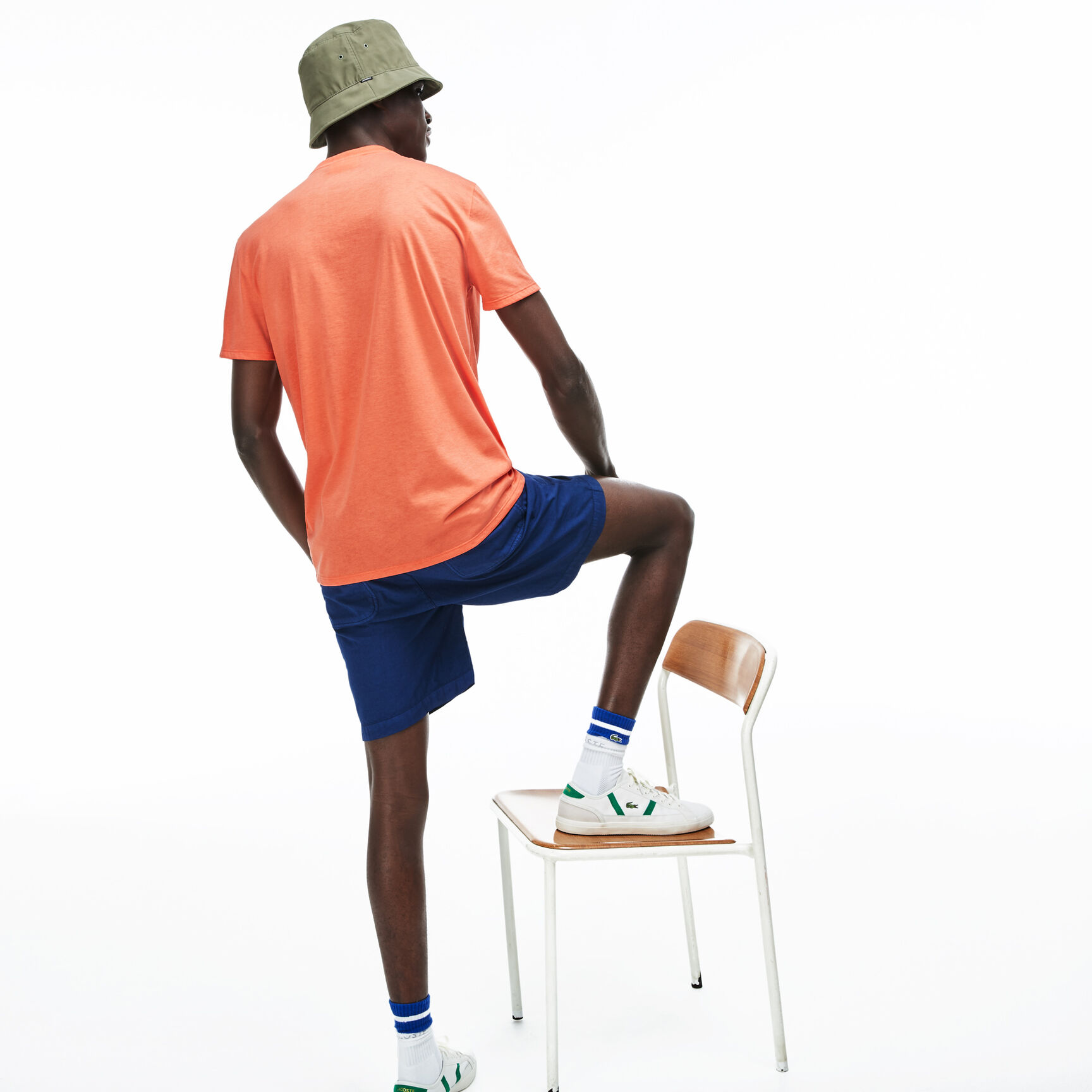 Lightweight Cotton Pima V Neck T-shirt