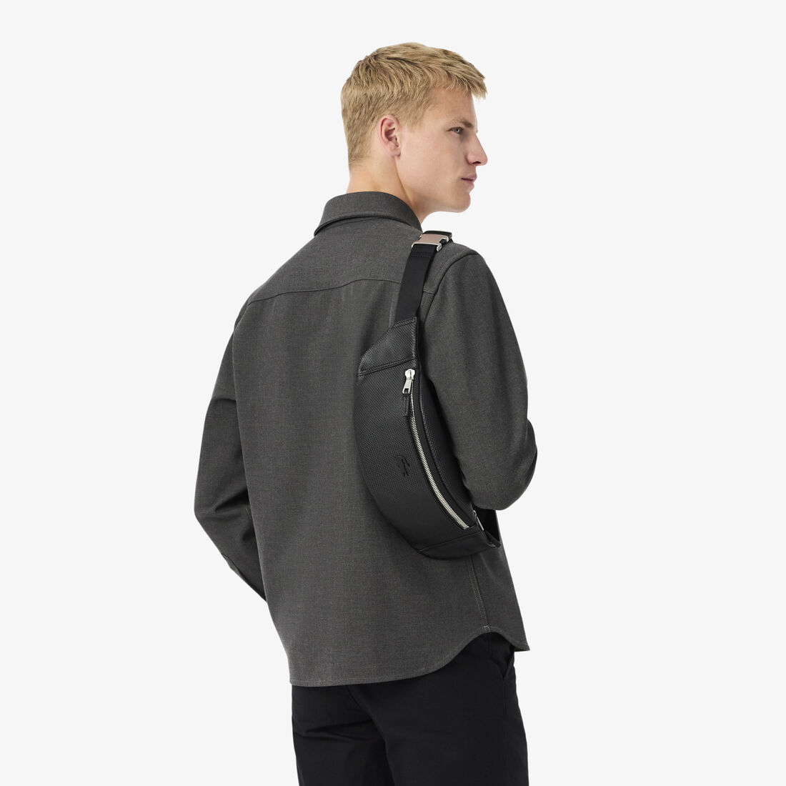 حقيبة خصر جلد ناعم للرجال مجموعة Chantaco Men's Chantaco Soft Leather Belt Bag - NH2816CE-000