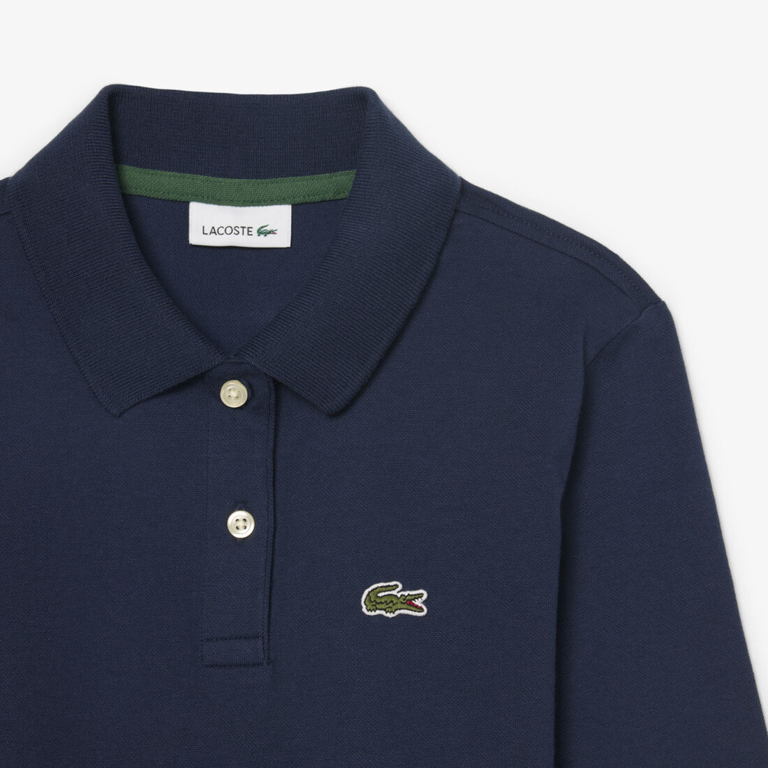 Long-Sleeved Stretch Pique Dress lacoste long sleeved stretch pique dress