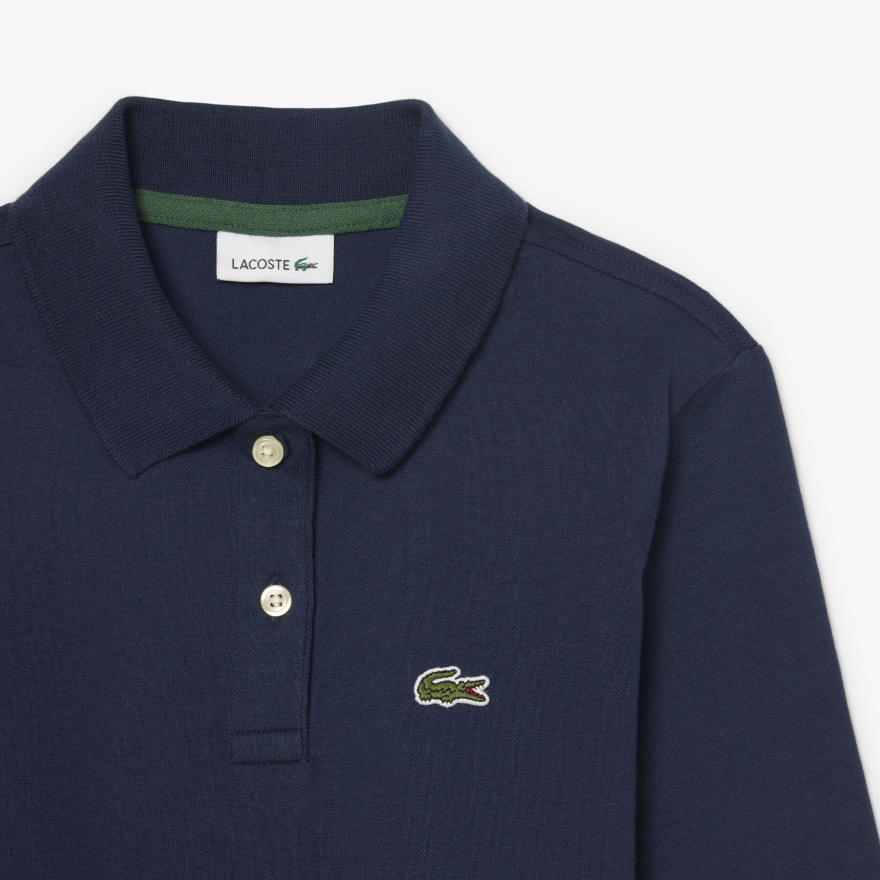 Long-Sleeved Stretch Pique Dress lacoste long sleeved stretch pique dress