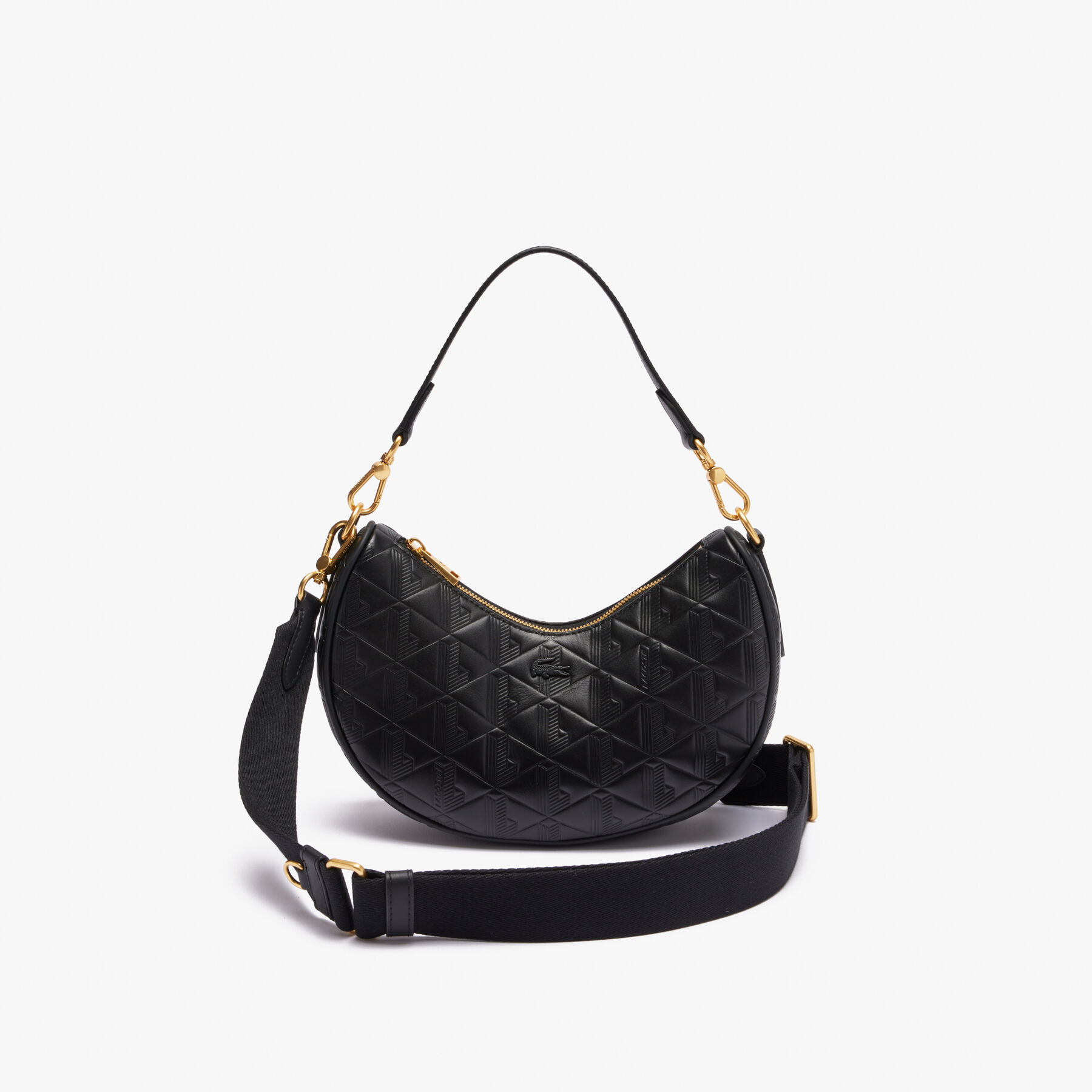 محفظة ماهيكي نصف قمرية من الجلد المنقوش Maheki Embossed Leather Half Moon Purse - NF4710MH-000