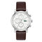 ساعة رجالية بسوار جلدي بني Brown Leather Strap Men's Watch - 2011486-BROWN