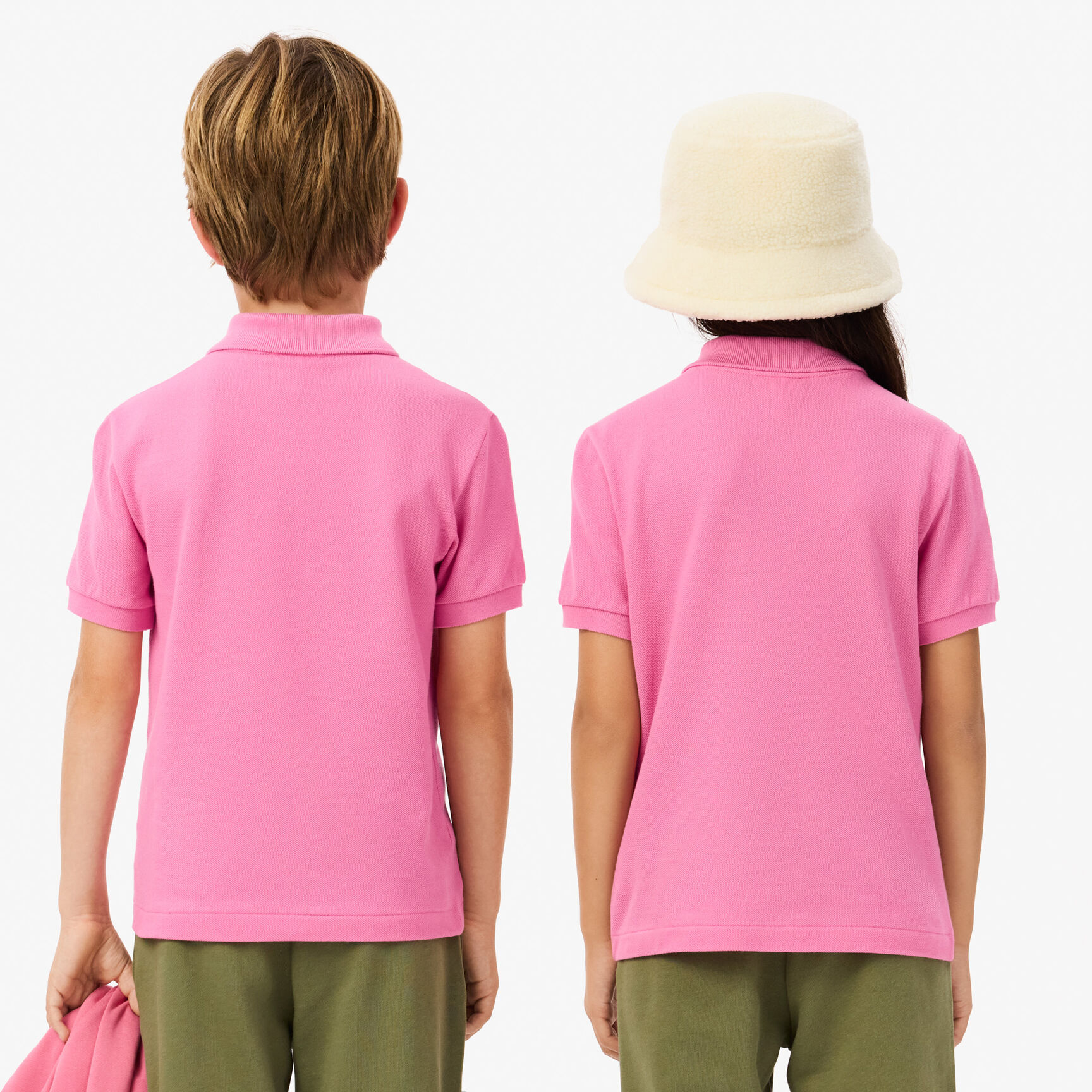 Kids' Monochrome Pique Polo Shirt - PJ2909-00-2R3