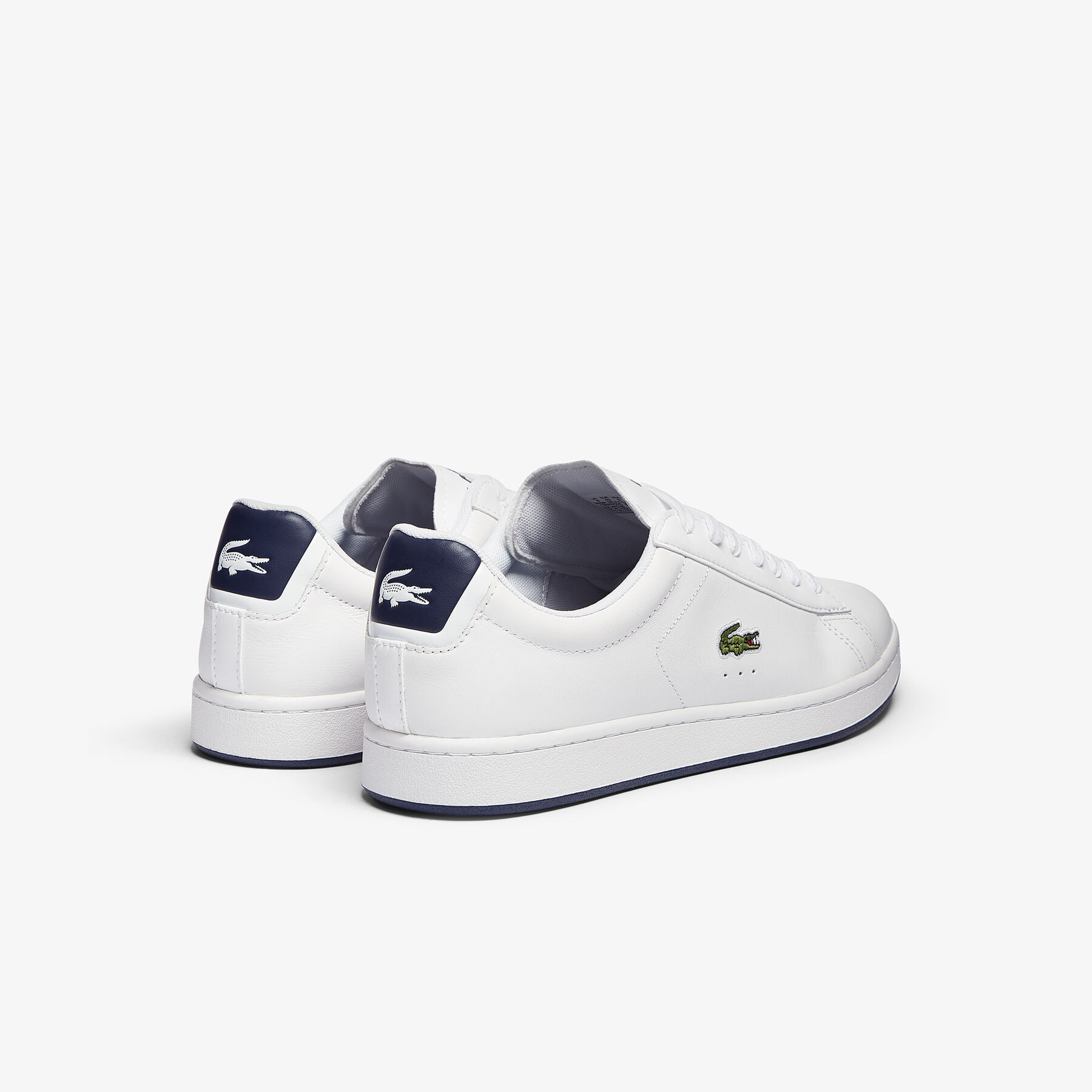 lacoste men s carnaby evo leather trainers
