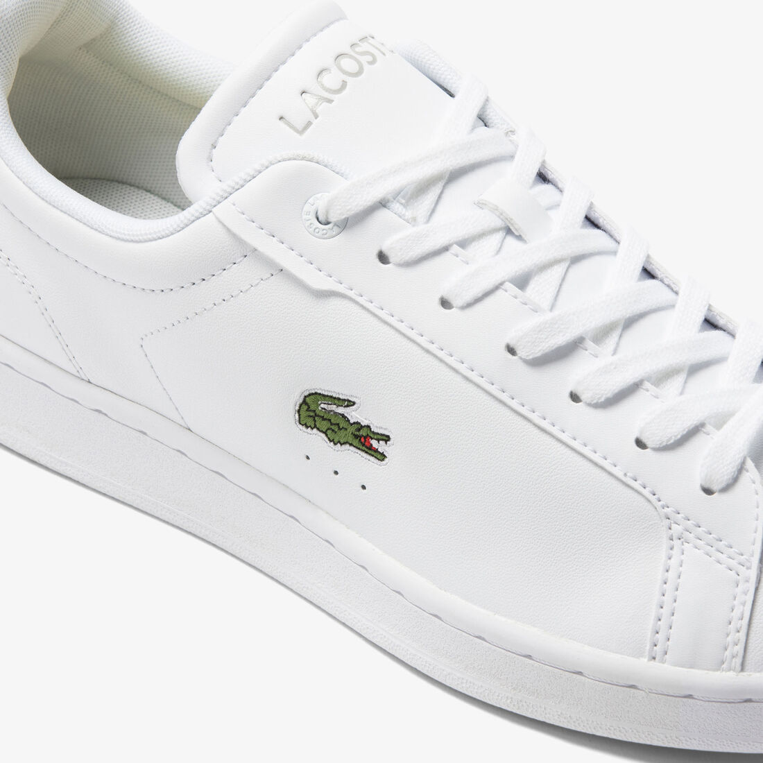 سنيكرز لاكوست كارنابي برو بي ال جلد بلون واحد للرجال Men's Lacoste Carnaby Pro BL Leather Tonal Trainers - 45SMA0110-21G