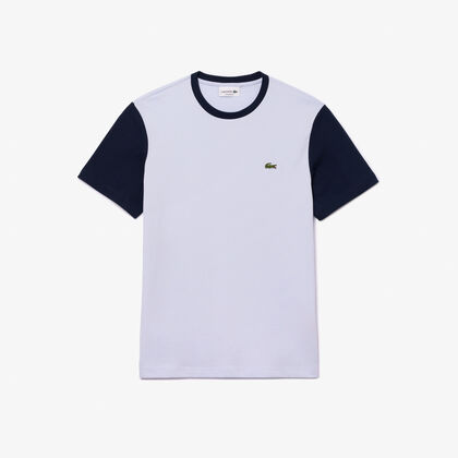 Regular Fit Cotton Colour-block T-shirt
