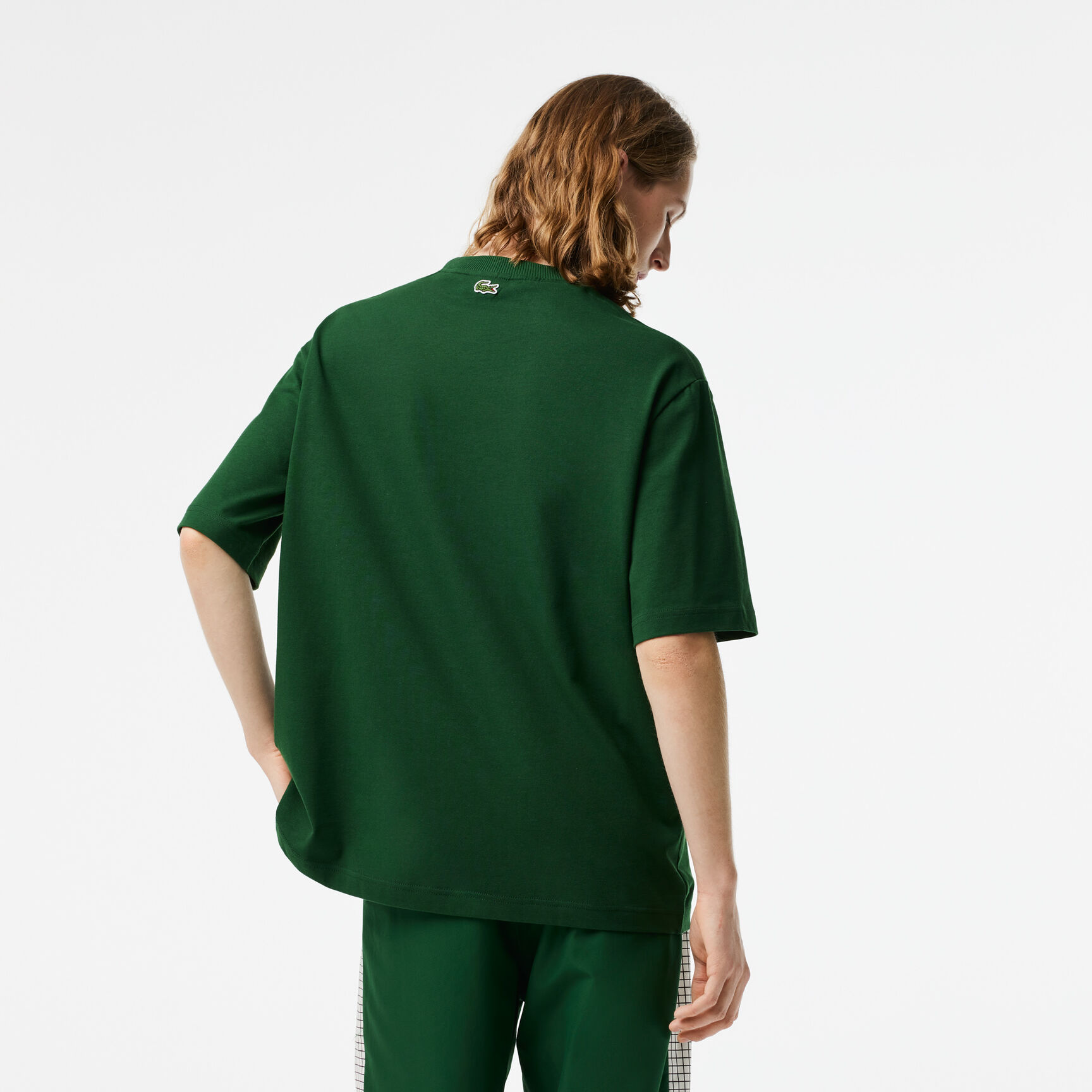 Men's Lacoste Loose Fit Tennis Print T-shirt Men's Lacoste Loose Fit Tennis Print T-shirt