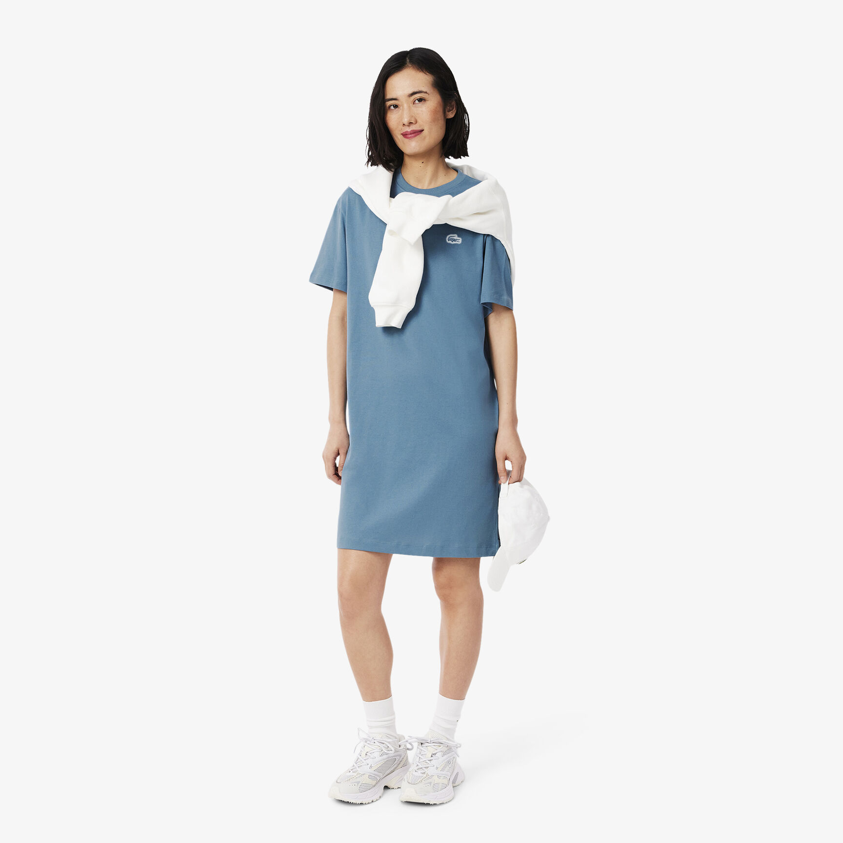 Oversized Cotton Jersey T-shirt Dress - EF2864-00-HD9