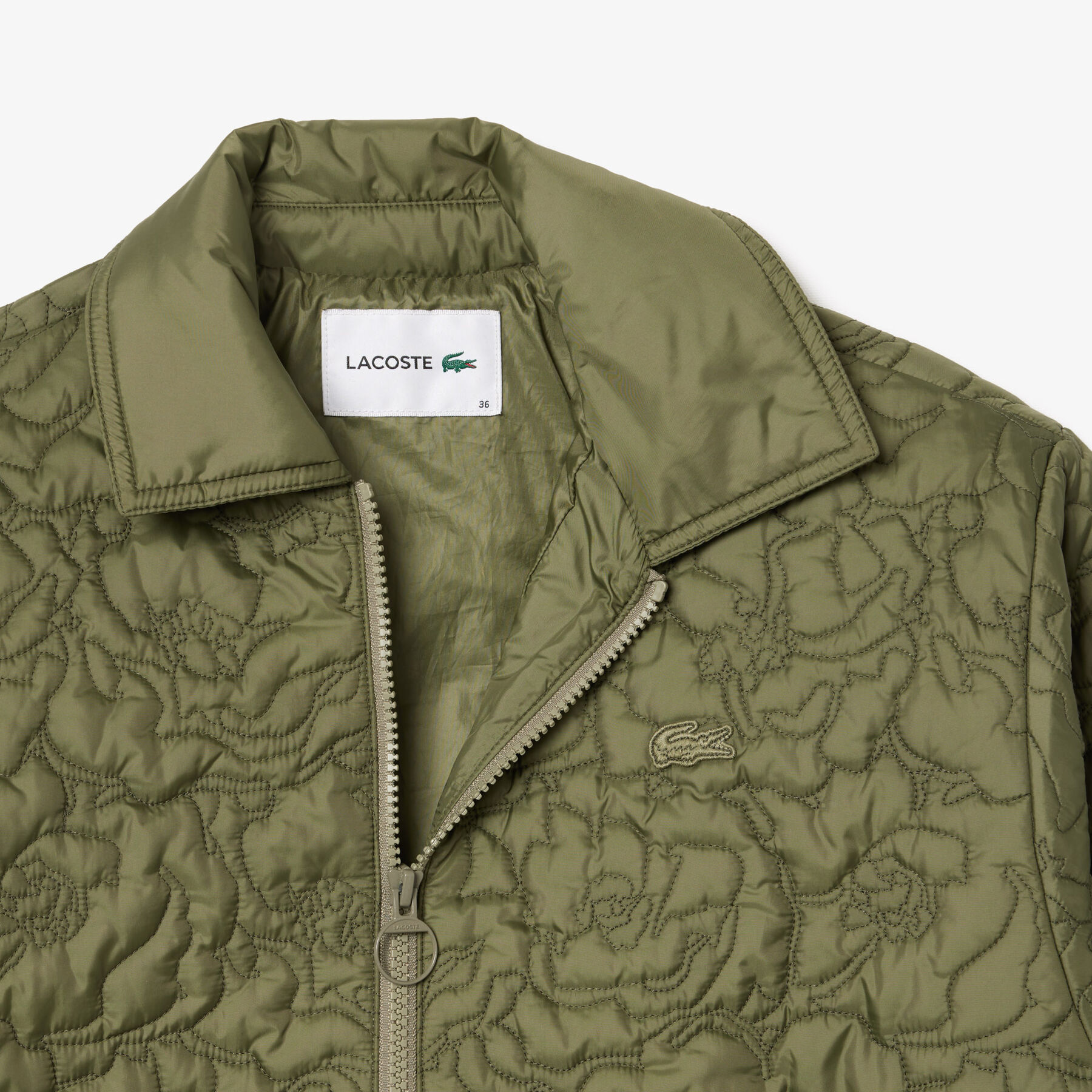 Quilted Floral Jacket lacoste quilted floral jacket