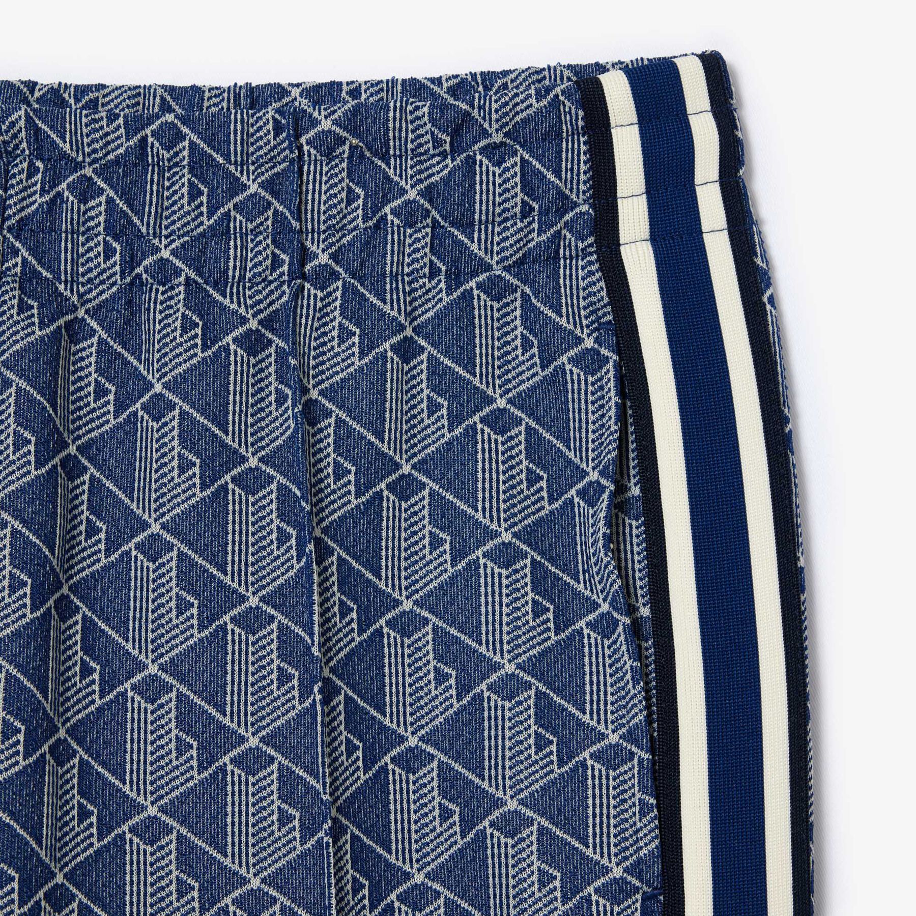 بنطال مونوغرام رياضي واسع Women's Lacoste Monogram Print Trackpants - XF9313-00-QIE