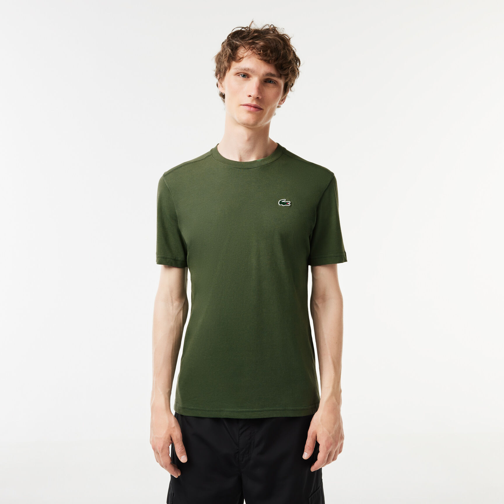 تي شيرت رياضي من القطن فائق الجفاف Men's Lacoste SPORT Breathable T-shirt - TH7618-00-SMI