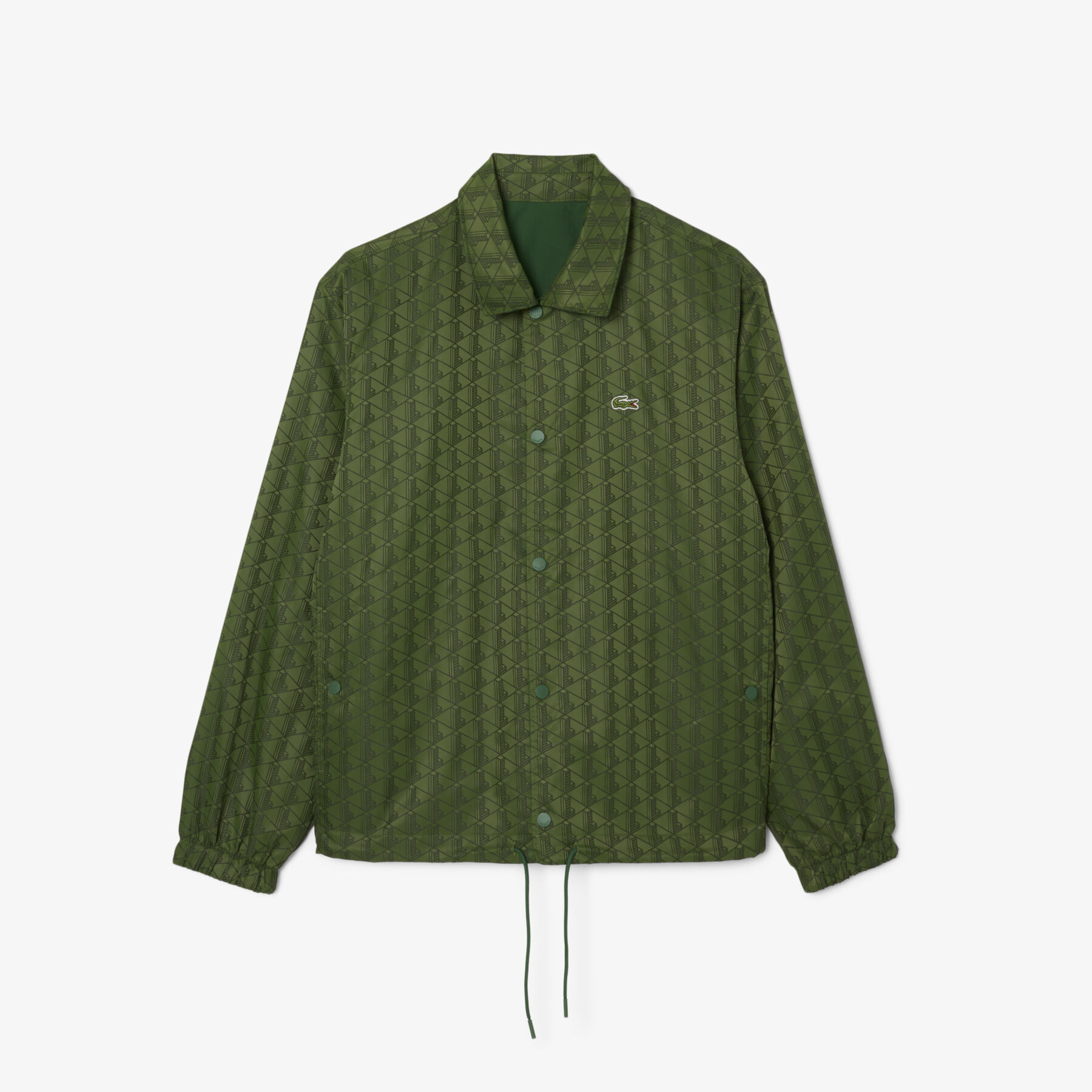 Reversible Bi Material Monogram Jacket lacoste reversible bi material monogram jacket