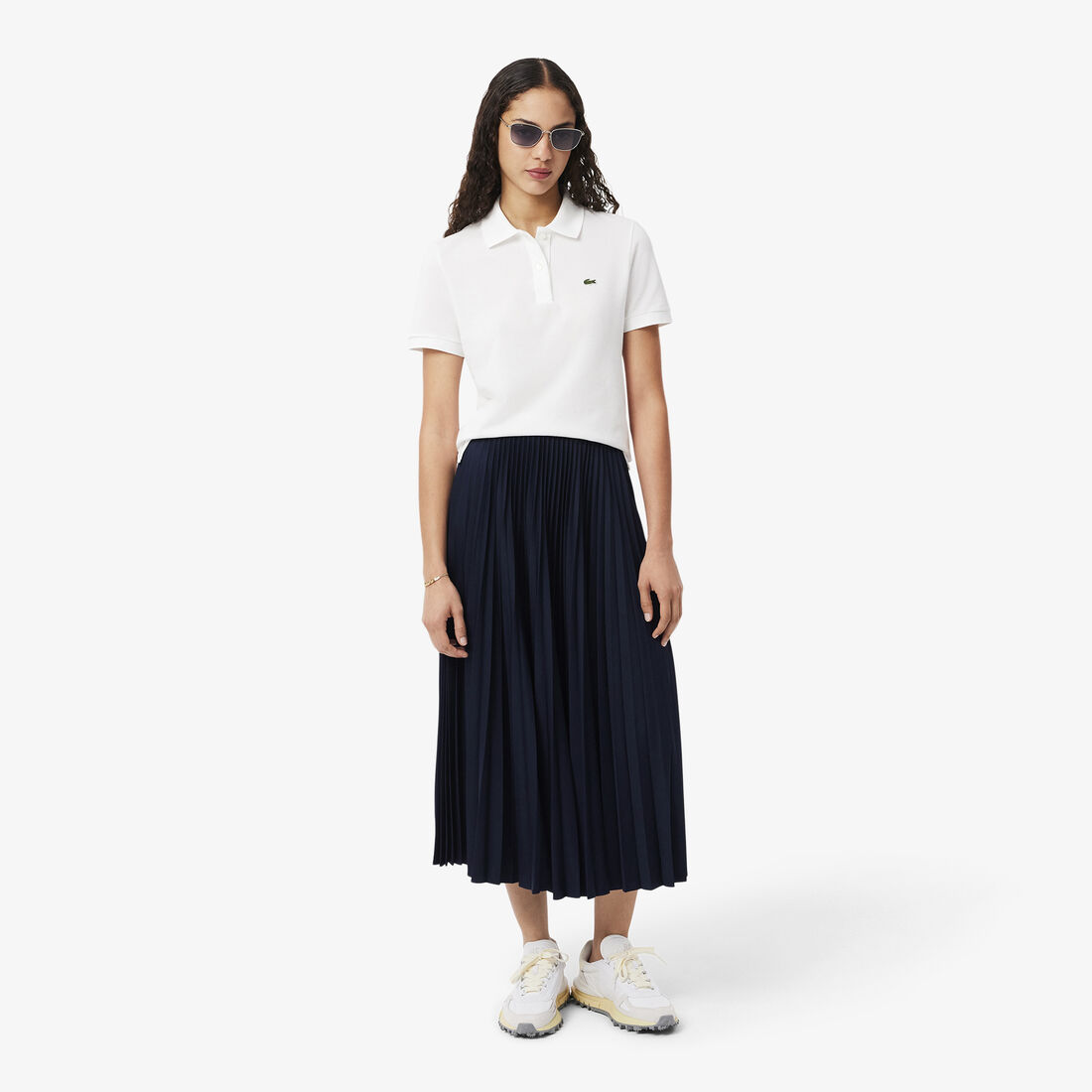 Long Pleated Elasticated Waist Skirt - JF1402-00-166