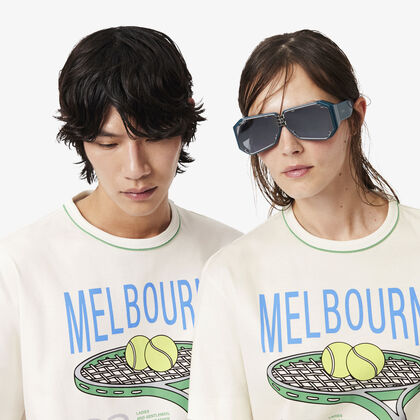 Runway Tennis Print T-shirt lacoste runway tennis print t shirt