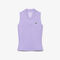 lacoste sleeveless stretch dual fabric tennis polo shirt