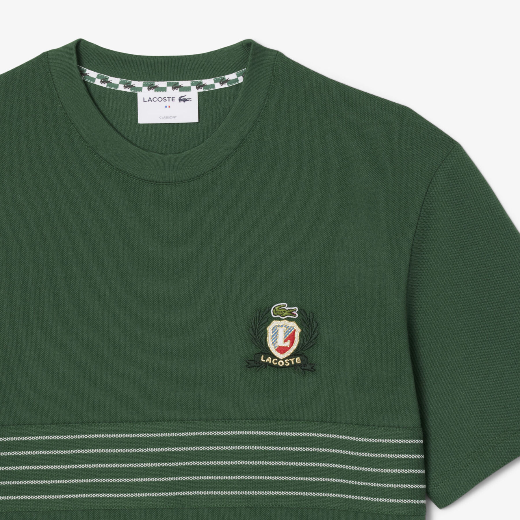 Embroidered Badge Pique T-shirt lacoste embroidered badge pique t shirt