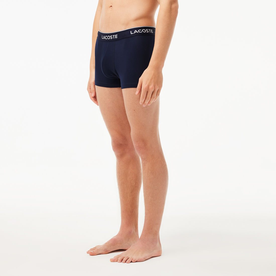 مجموعة من 3 سراويل داخلية كاجوال باللون الكحلي مع حزام خصر متباين Pack Of 3 Navy Casual Trunks With Contrasting Waistband - 5H3401-00-HY0