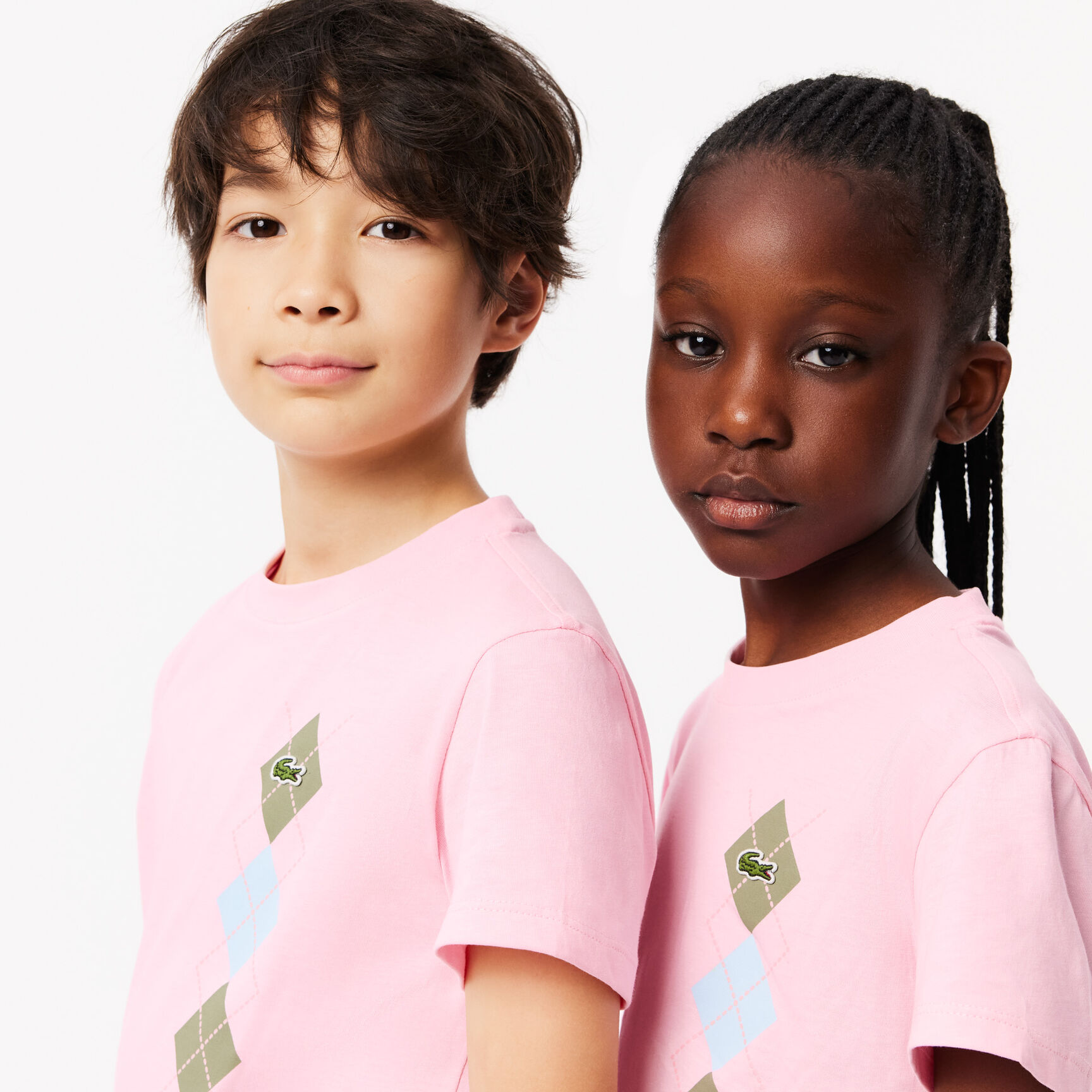 Argyle Print T-shirt Argyle Print T-shirt - TJ2443-00-7SY