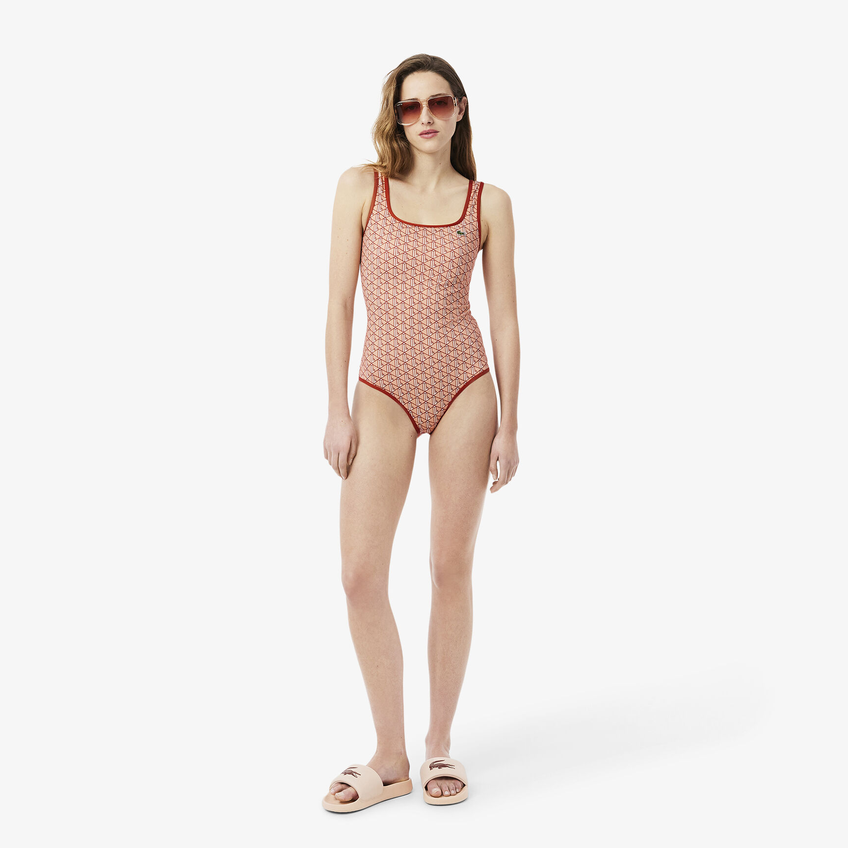 Printed One Piece Swimsuit - MF9608-00-GTI