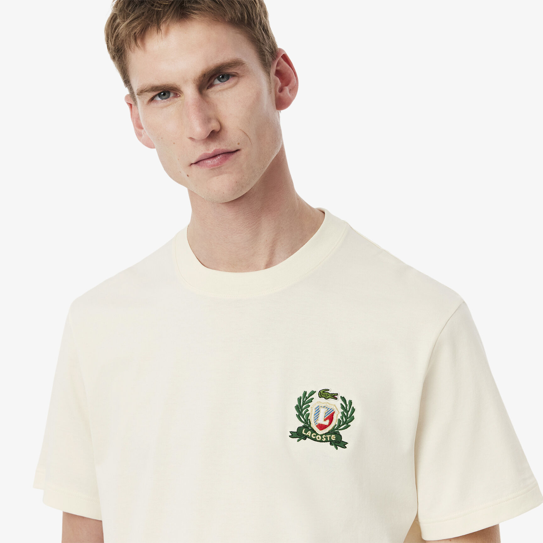 French Made Embroidered Badge T-shirt - TH0027-00-XFJ