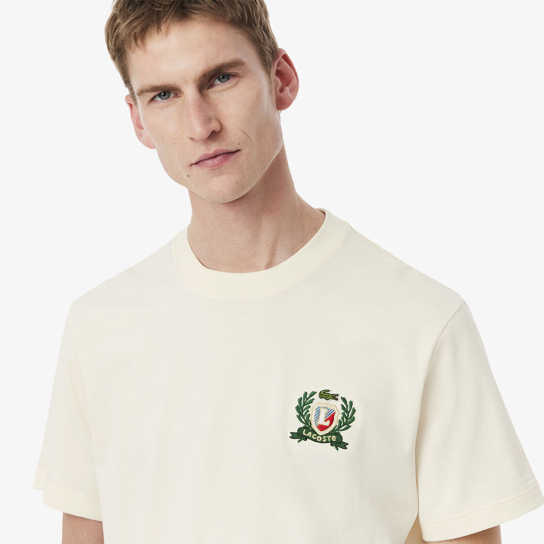 تي شيرت بشارة مطرزة صناعة فرنسية French Made Embroidered Badge T-shirt - TH0027-00-XFJ