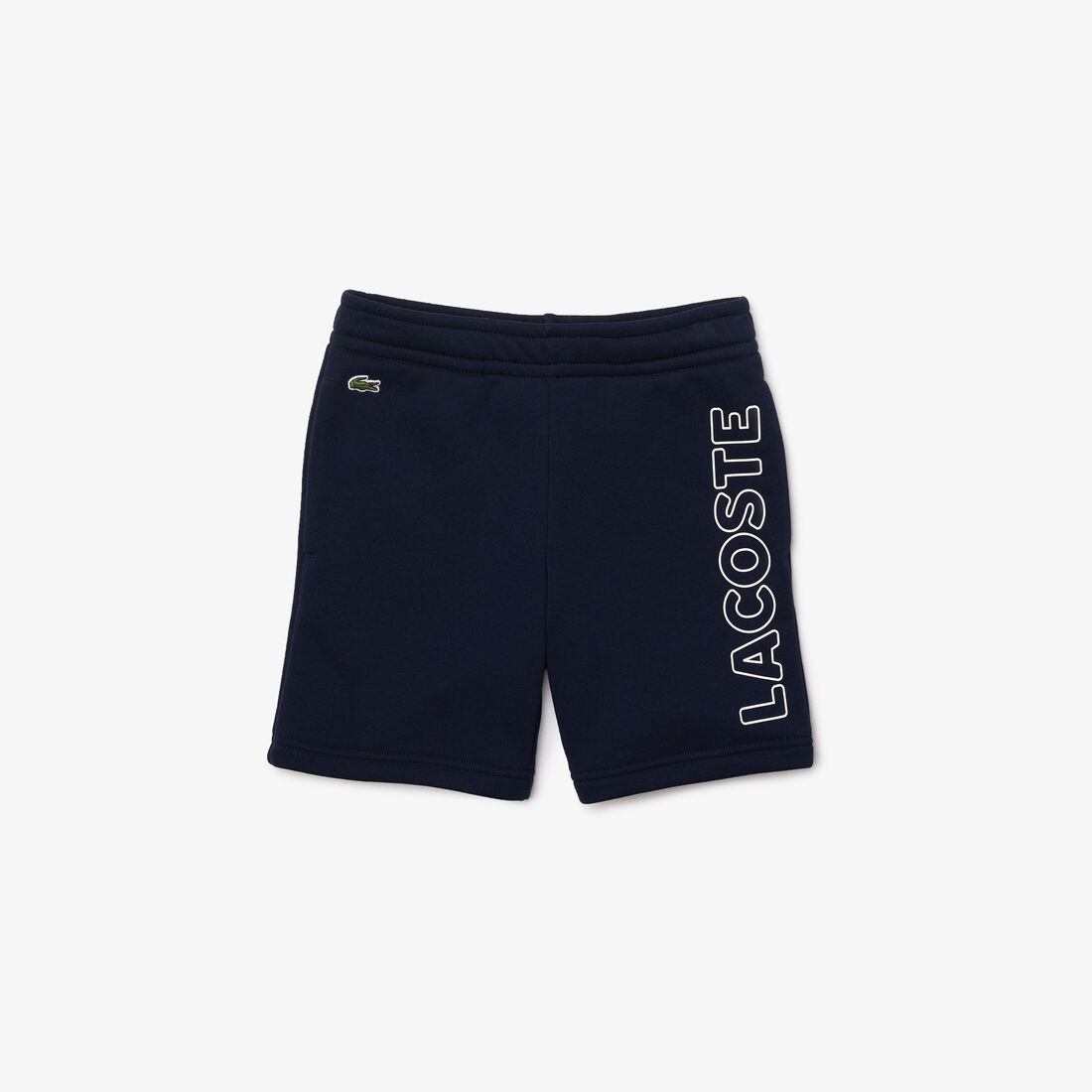 Boys&rsquo; Lacoste Lettered Fleece Shorts