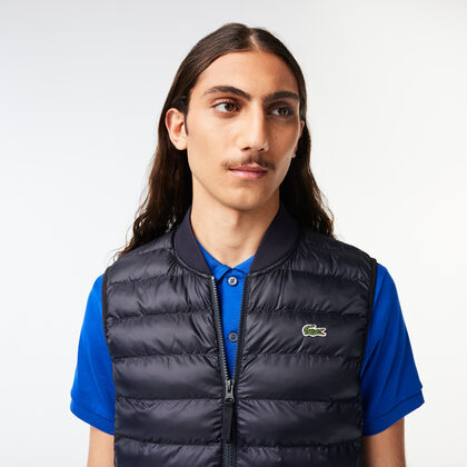 Men's Lacoste Padded Water-repellent Vest Jacket