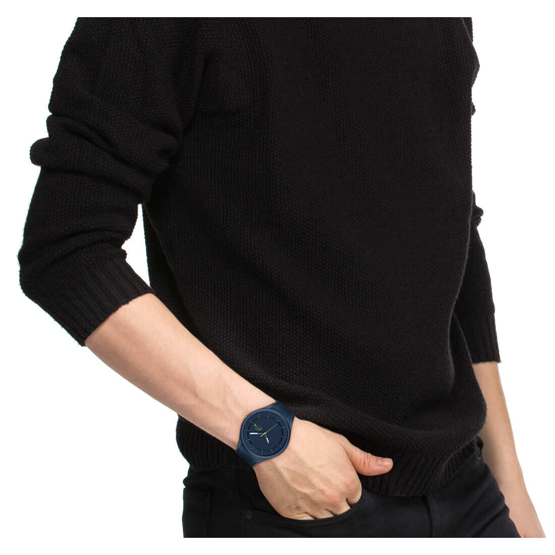 ساعة أولي للرجال غير معدنية Men Ollie Non-metal Watch - 2011236-BLU