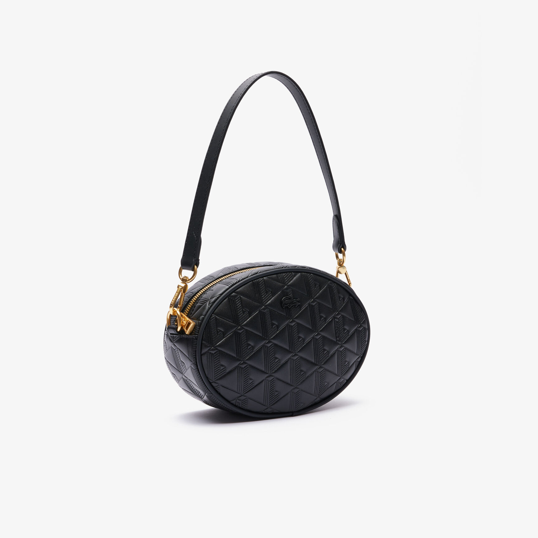 محفظة ماهيكي بحزام كتف جلدي بيضاوي Maheki Oval Leather Shoulder Strap Purse - NF4709MH-000