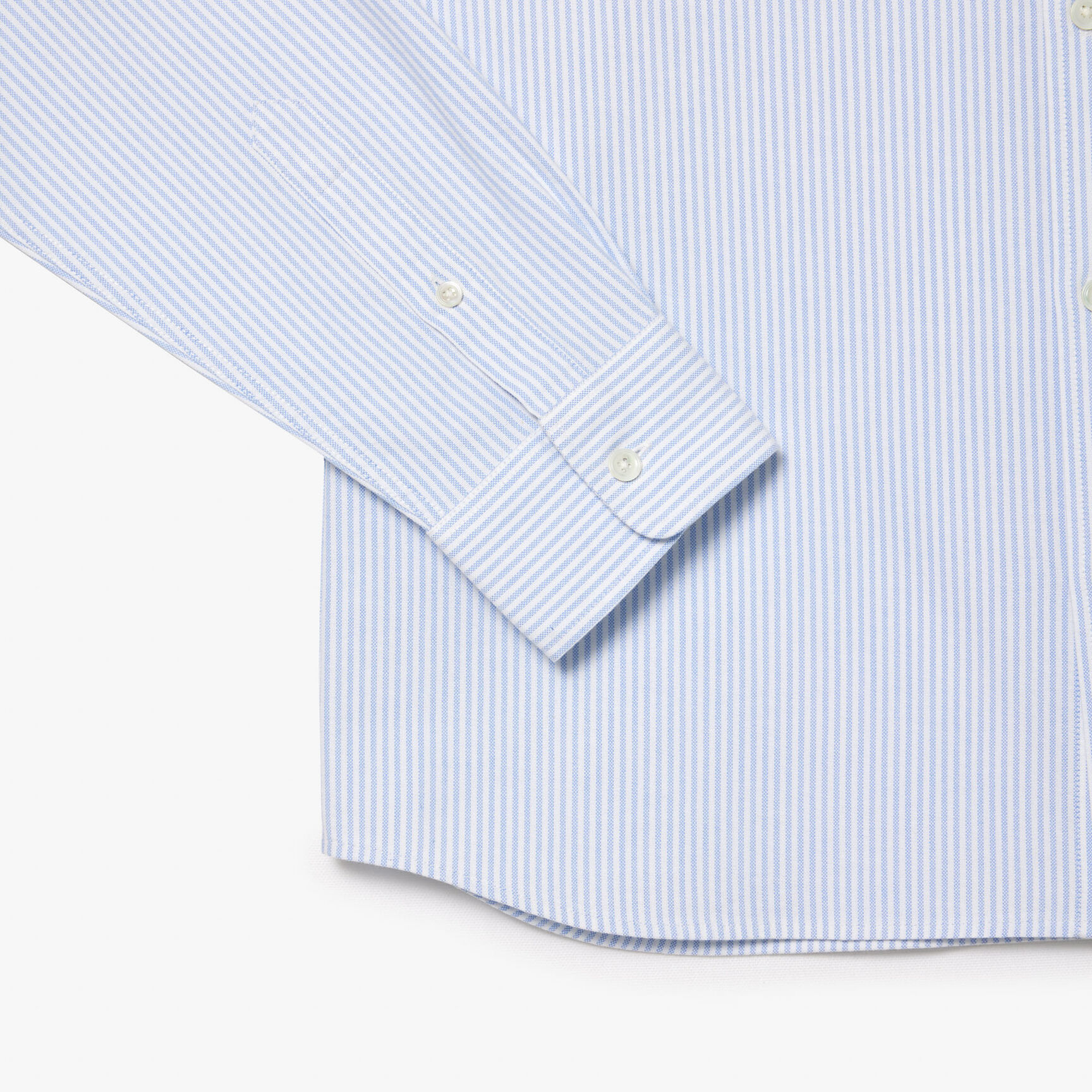 قميص أكسفورد مخطط بقصّة عادية Regular Fit Striped Oxford Shirt - CH5625-00-E7B