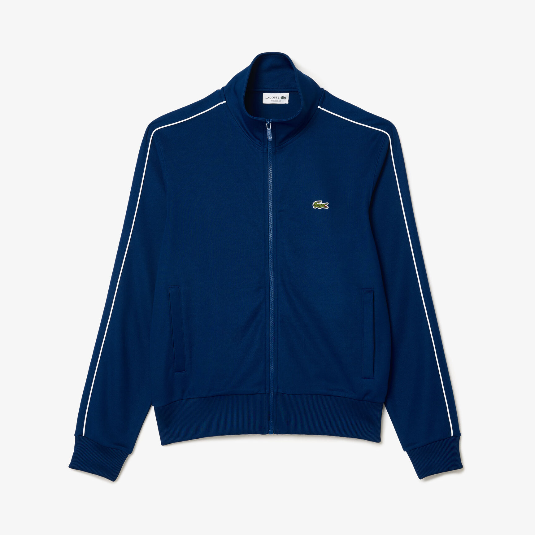 Paris Pique Zip Front Track Jacket - SH1457-00-HBM
