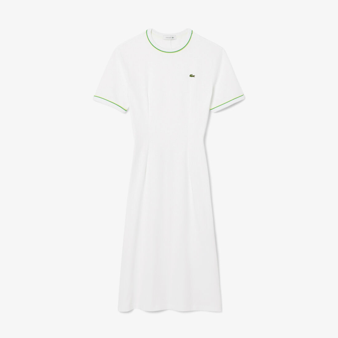 فستان تي شيرت من الجيرسي مع لمسات نهائية Trim Accent Jersey T-shirt Dress - EF9988-00-FWI