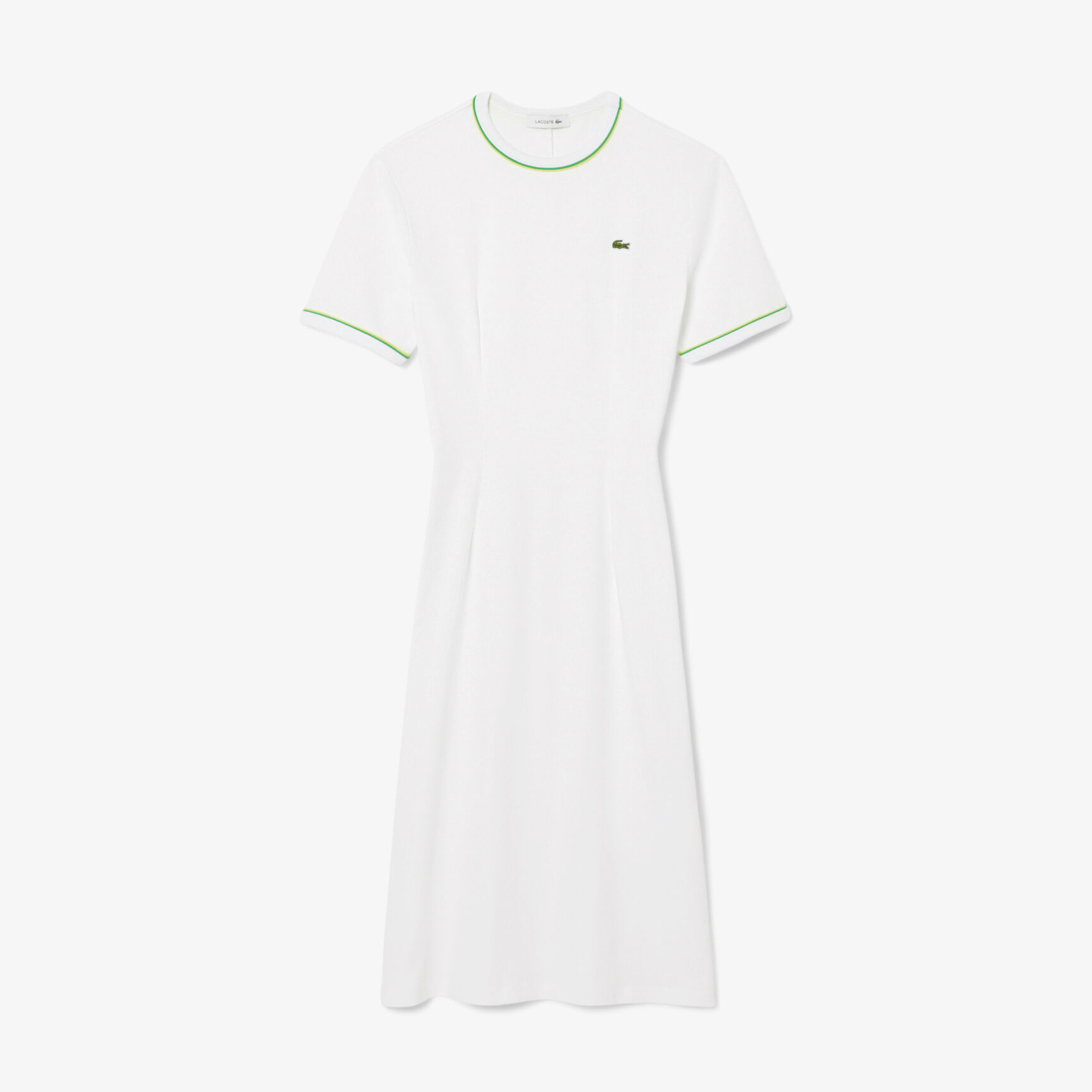 فستان تي شيرت من الجيرسي مع لمسات نهائية Trim Accent Jersey T-shirt Dress - EF9988-00-FWI