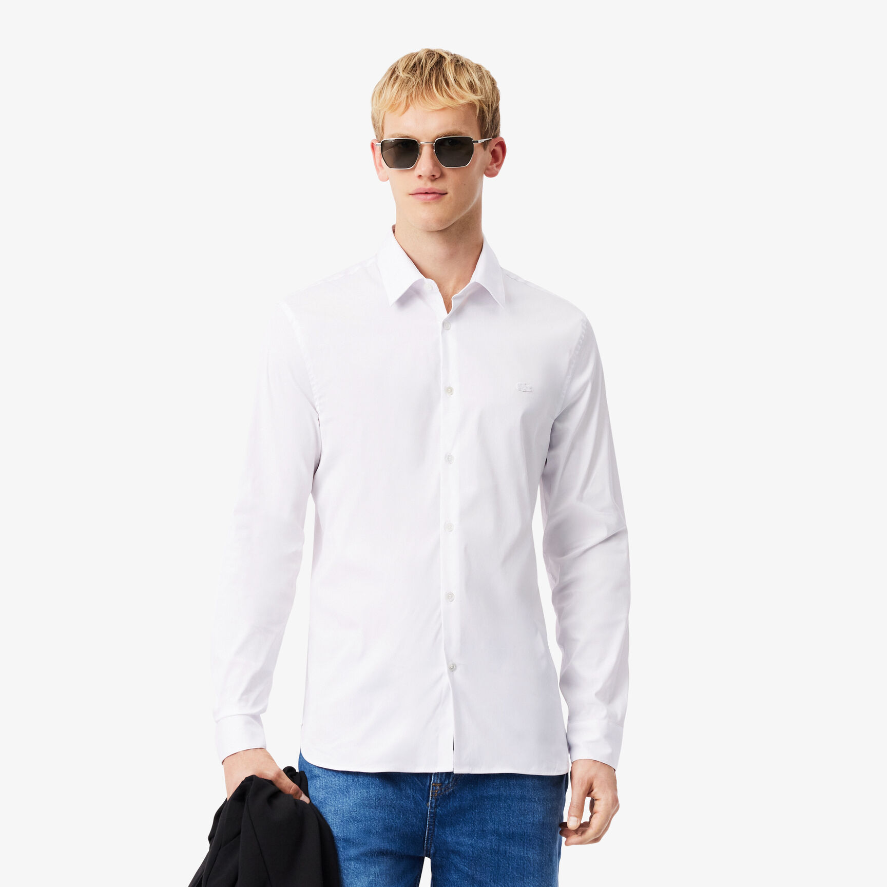 Slim Fit Stretch Poplin Shirt - CH5253-00-001