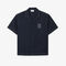 Relaxed Fit Short Sleeved Cotton Shirt Men's Lacoste Pull-on Windbreaker with Kangaroo Pocket - CH8448-00-MXQ