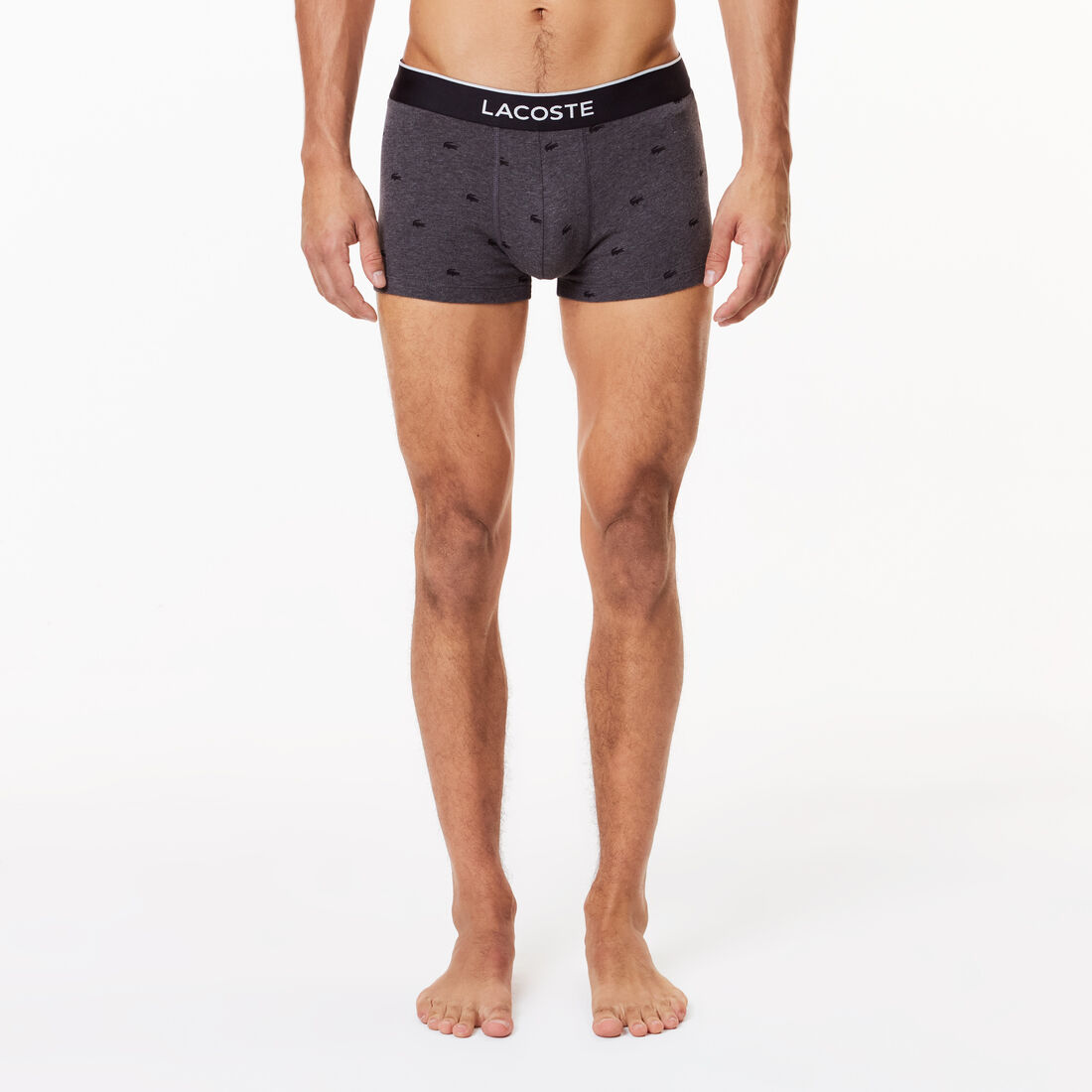 طقم بوكسر كاجوال أسود، 3 قطع Pack Of 3 Casual Signature Trunk - 5H3411-00-VDP