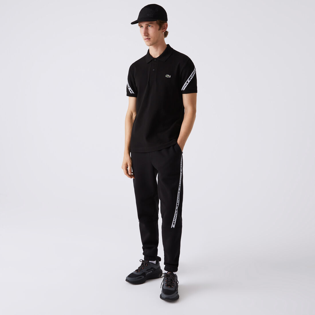 تيشيرت بولو لاكوست بيكيه ميني مطاطي بقصة عادية للرجال تيشيرت بولو لاكوست بيكيه ميني مطاطي بقصة عادية للرجال