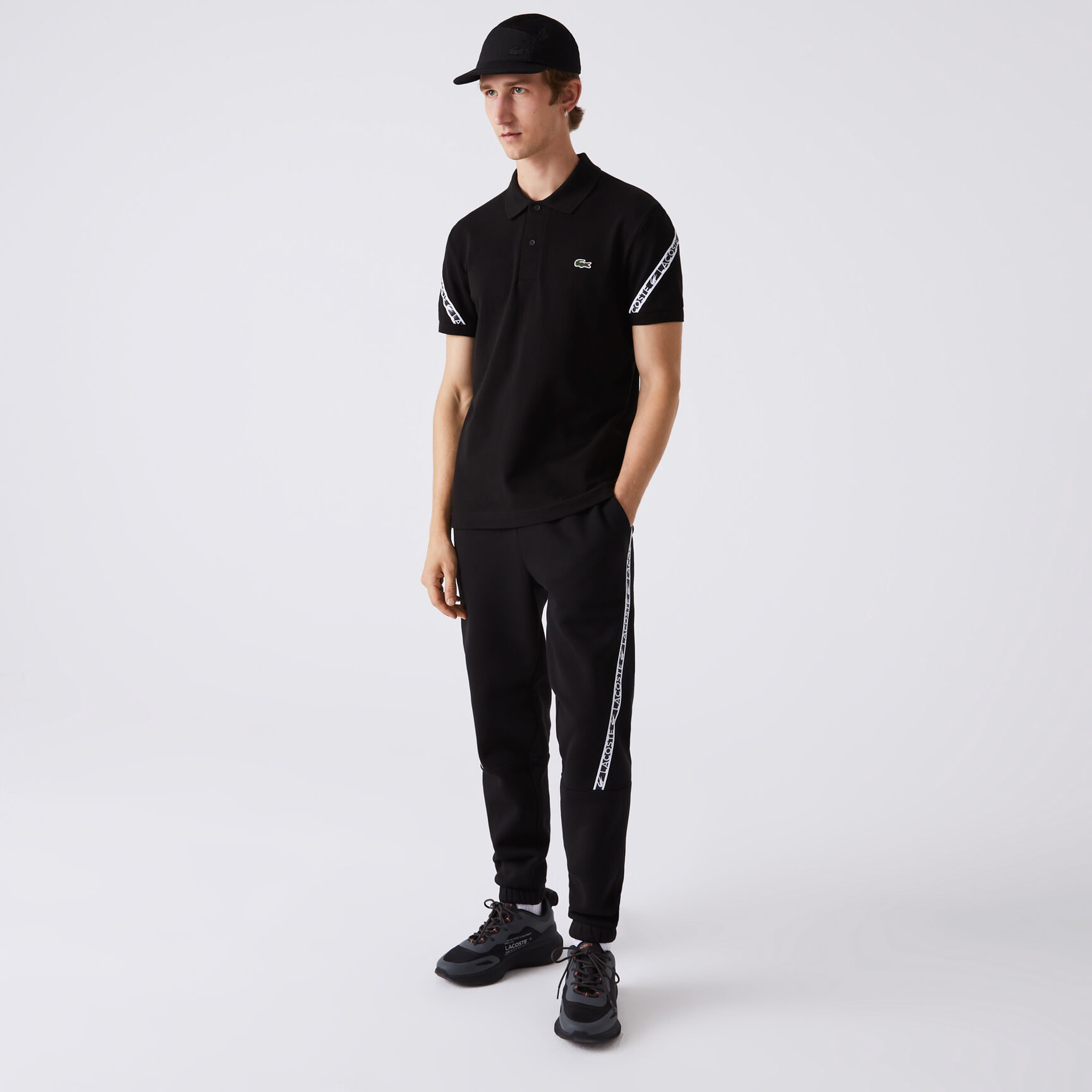 تيشيرت بولو لاكوست بيكيه ميني مطاطي بقصة عادية للرجال تيشيرت بولو لاكوست بيكيه ميني مطاطي بقصة عادية للرجال