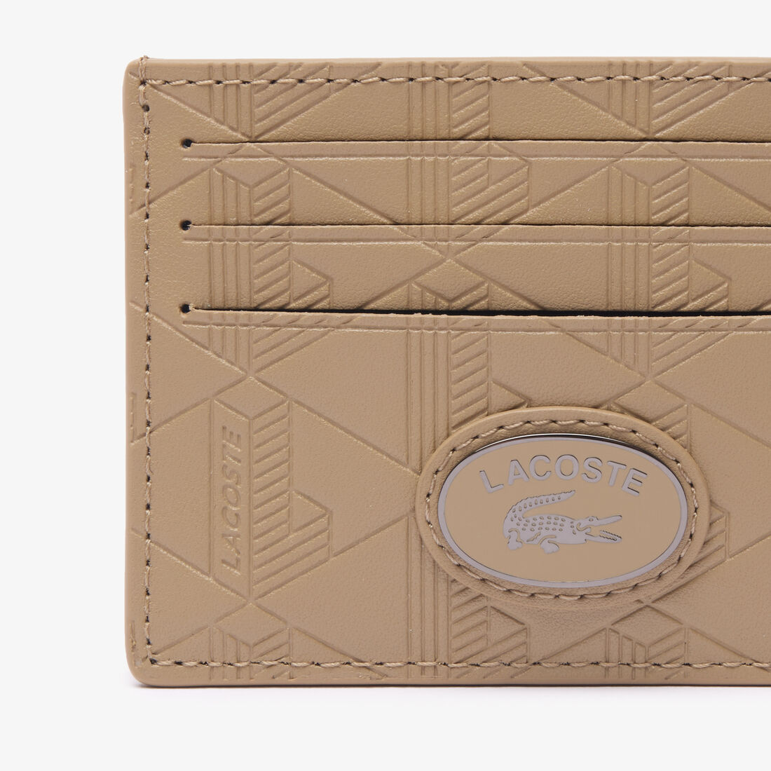حامل بطاقات نوموغرام جلدي Leather Monogram Print Card Holder - NH4397MR-C87