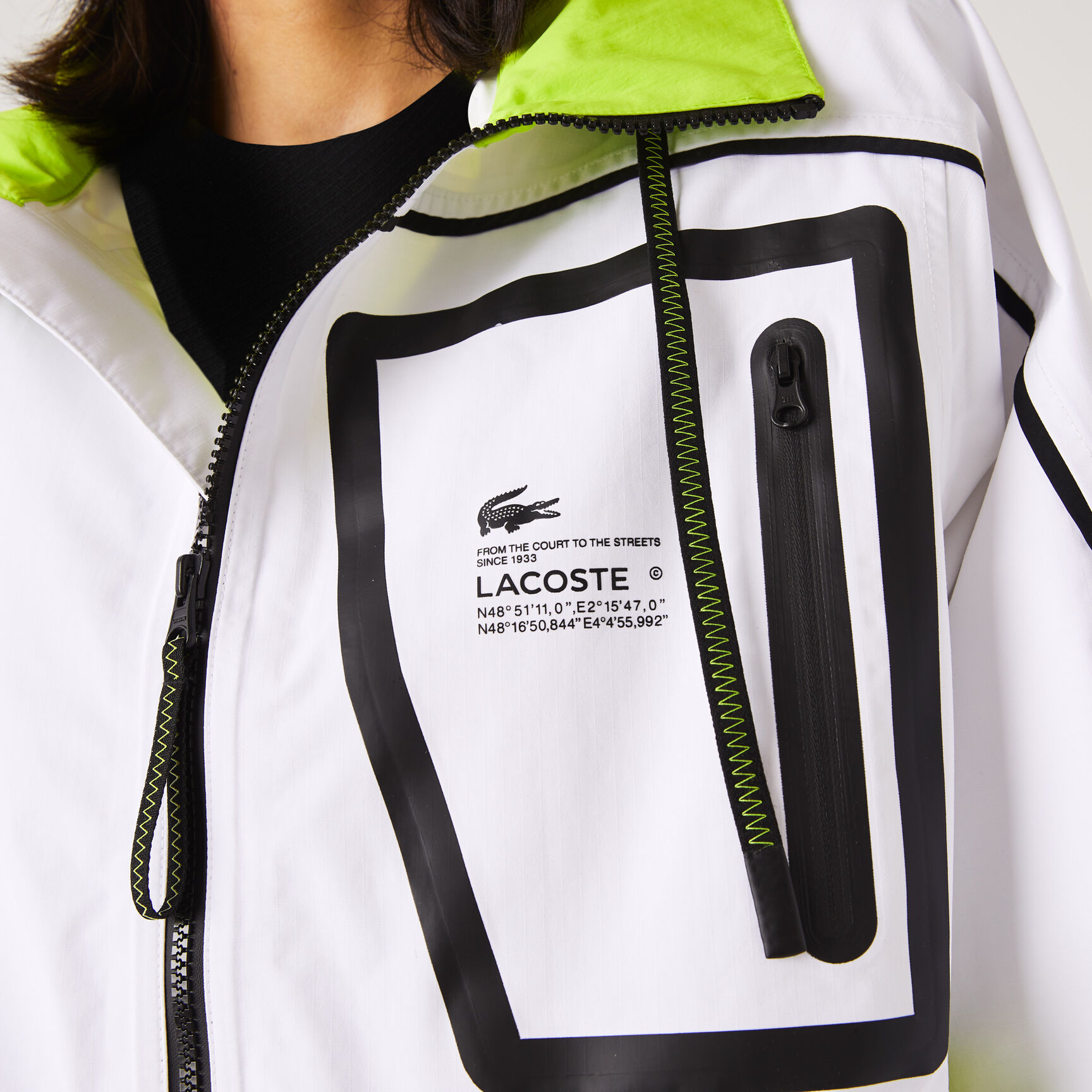 Women's Lacoste 2-in-1 Nylon Windbreaker