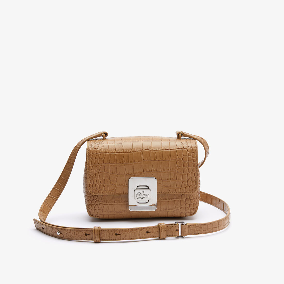 Women&rsquo;s Amelia Metal Clasp Embossed Leather Handbag