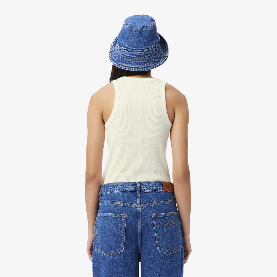 قميص داخلي قطني بقصة ضيقة Slim Fit Cotton Tank Top - TF5388-00-70V