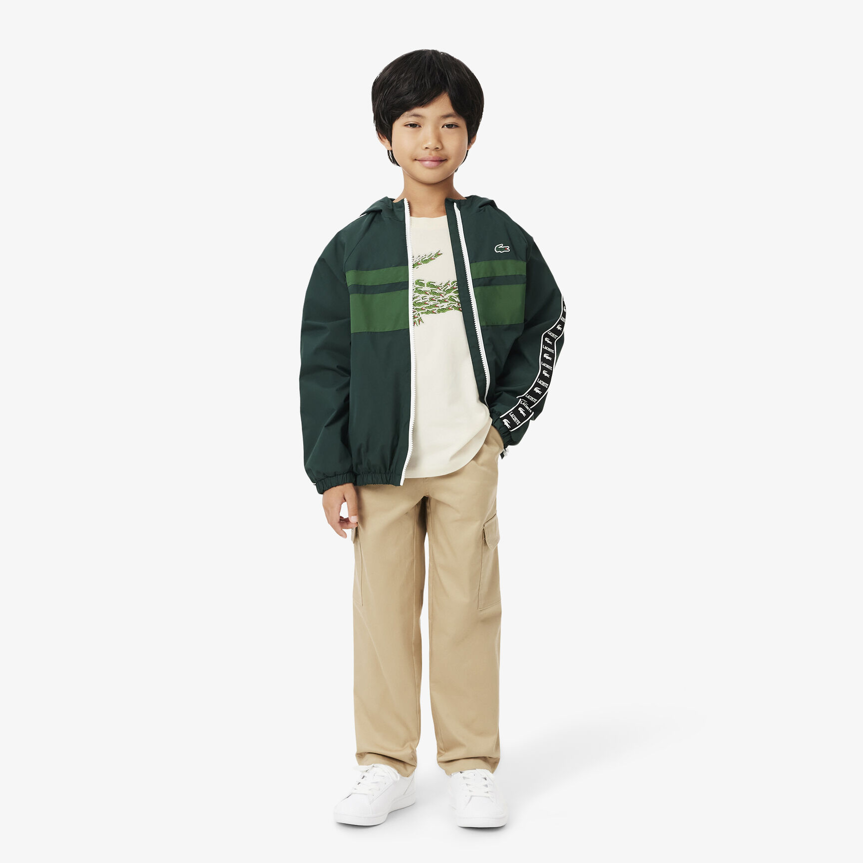 Crocodile Print Cotton T-shirt - TJ0830-00-XFJ