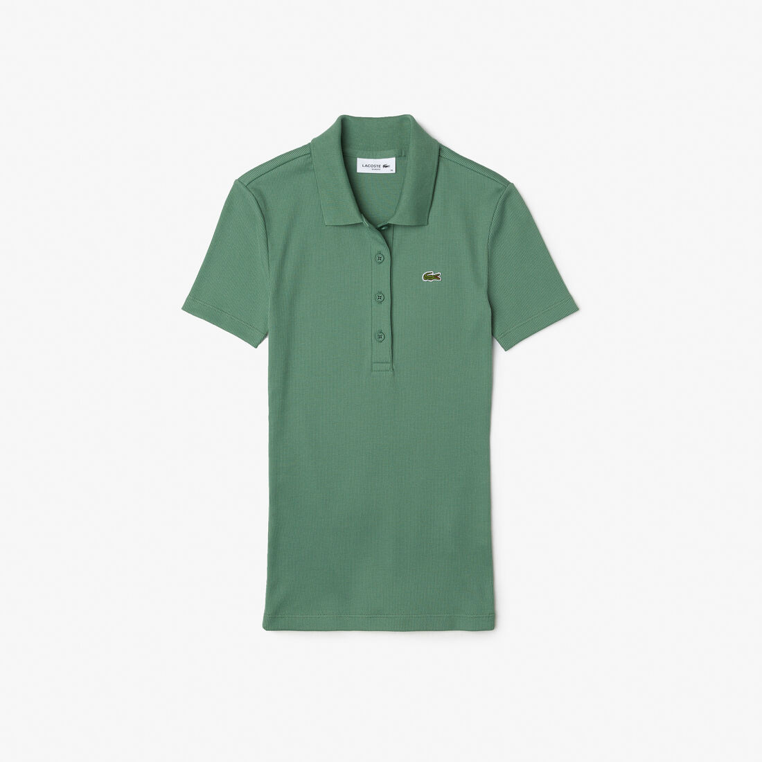 Slim Fit L.12.D Ribbed Cotton Polo Shirt