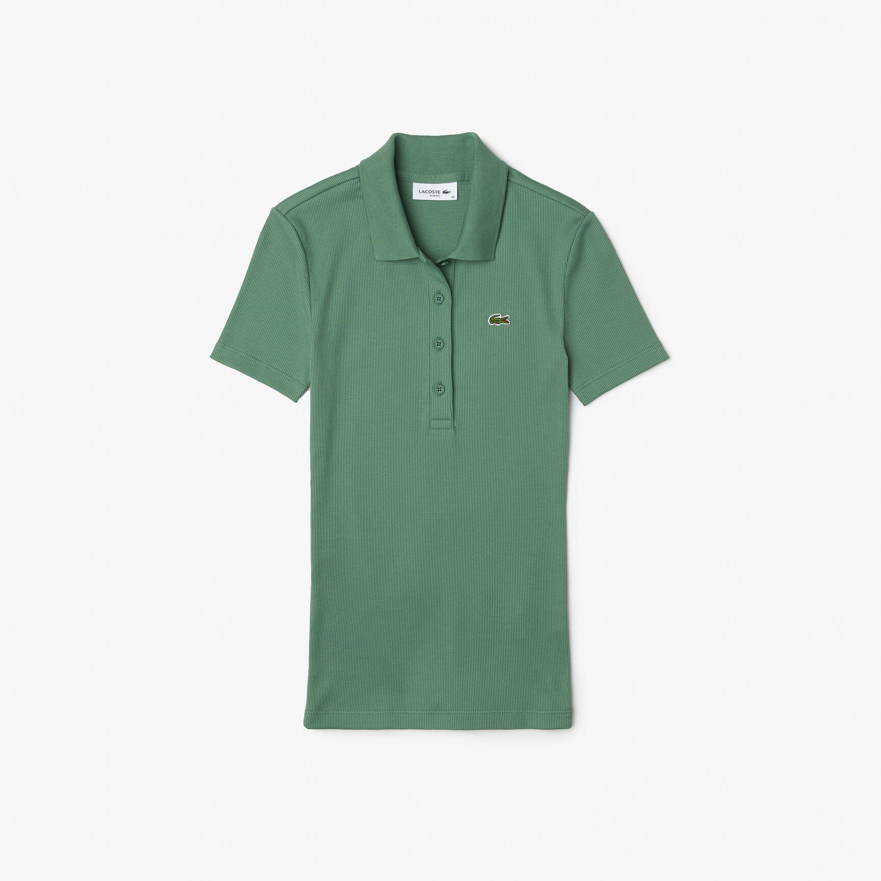 Slim Fit L.12.D Ribbed Cotton Polo Shirt