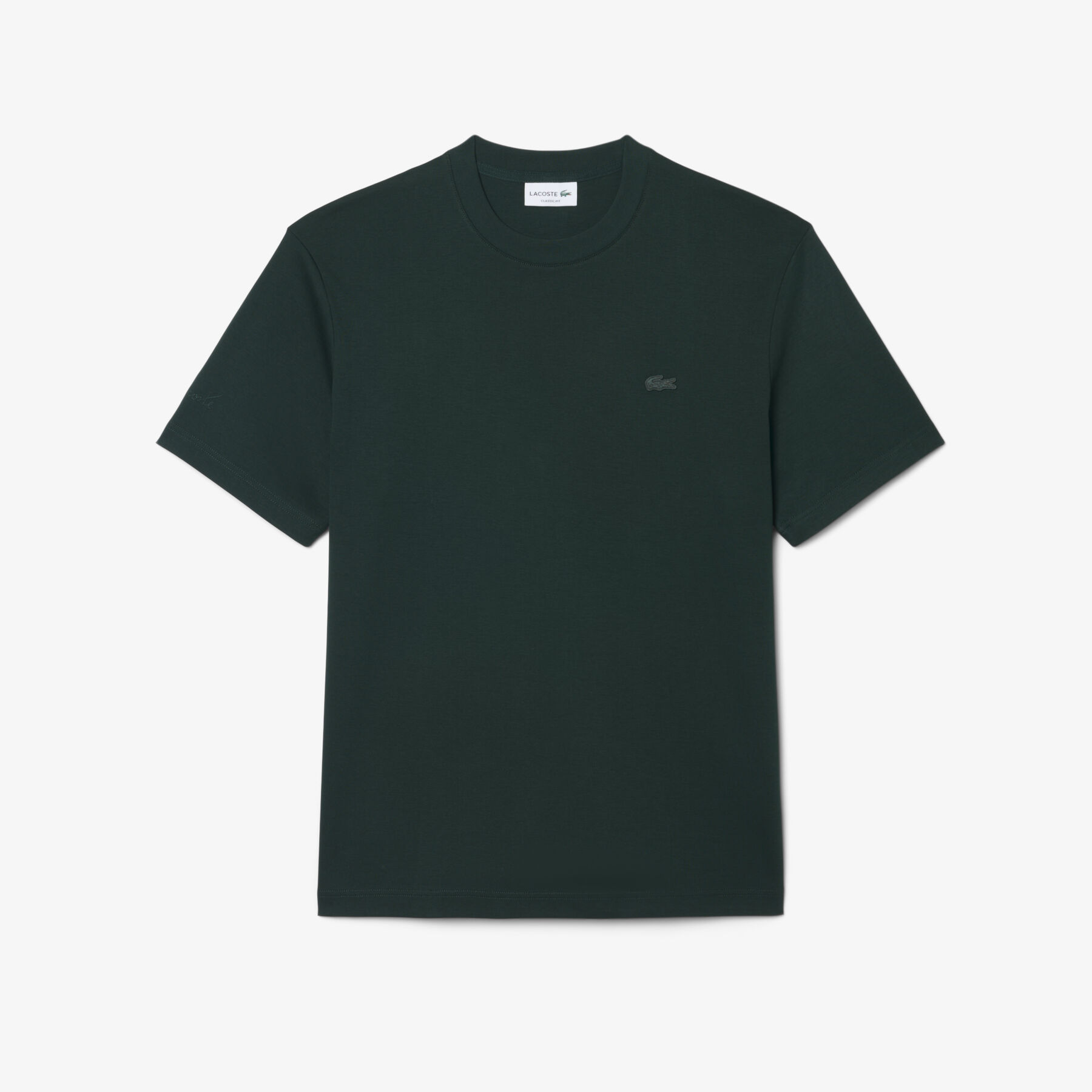 Embroidered Signature T-shirt lacoste embroidered signature t shirt
